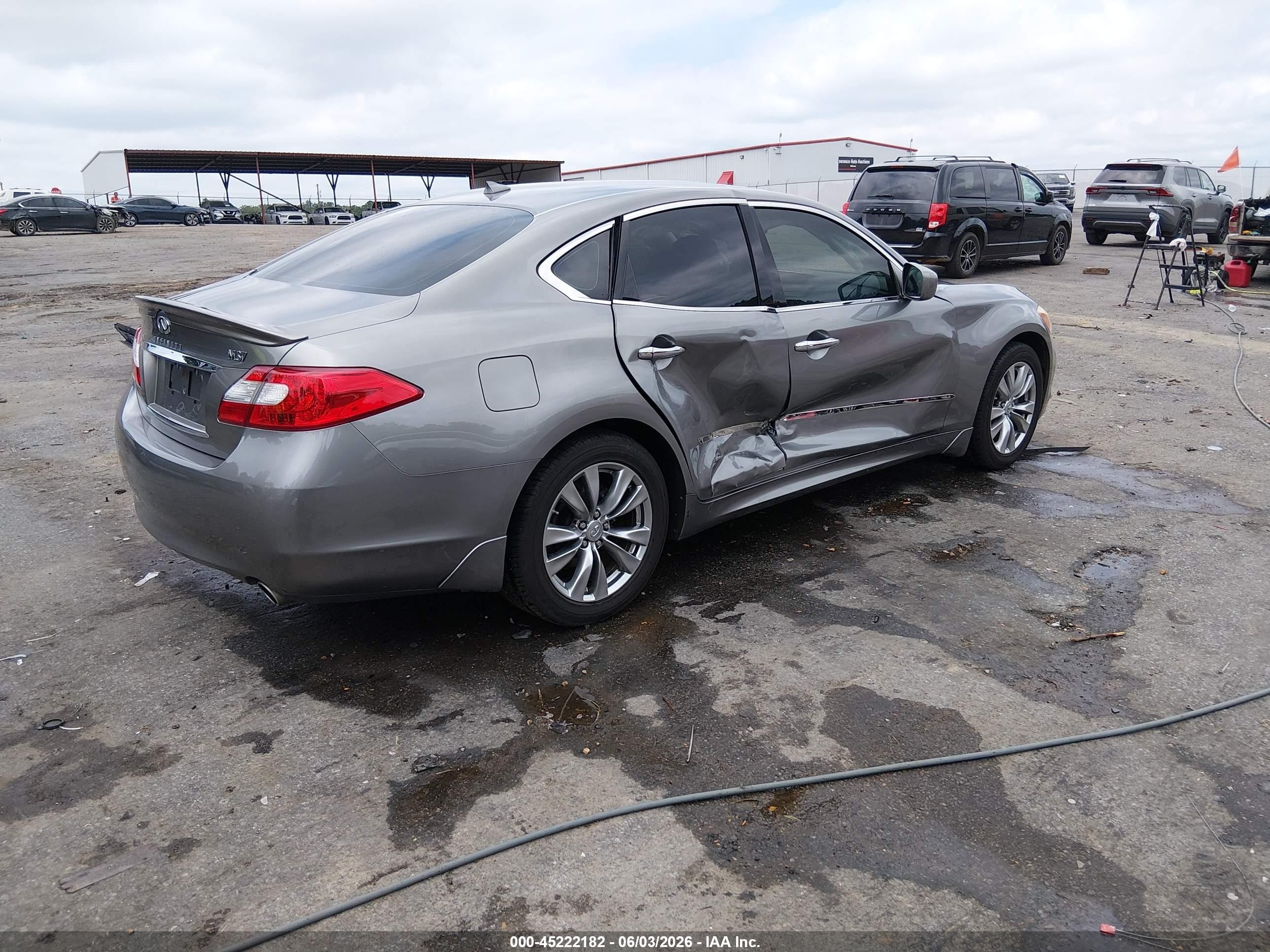2012 Infiniti M37 Gray vin: JN1BY1AP4CM332932