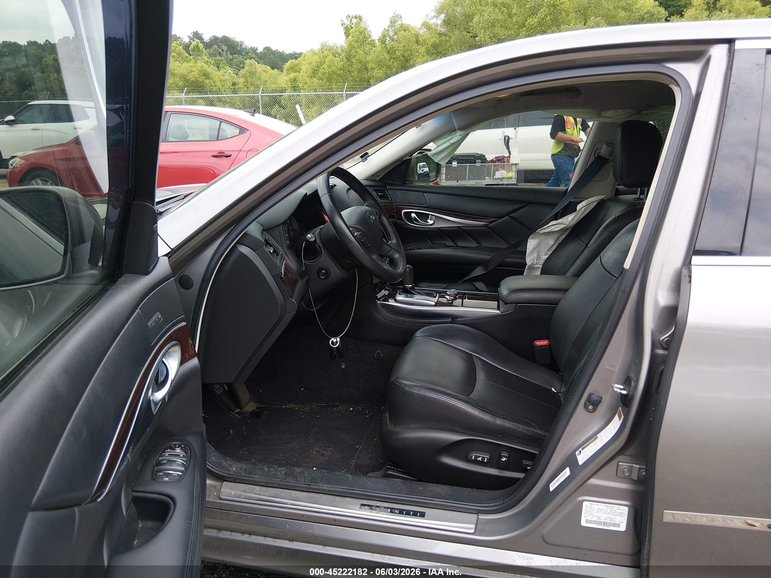 2012 Infiniti M37 Gray vin: JN1BY1AP4CM332932