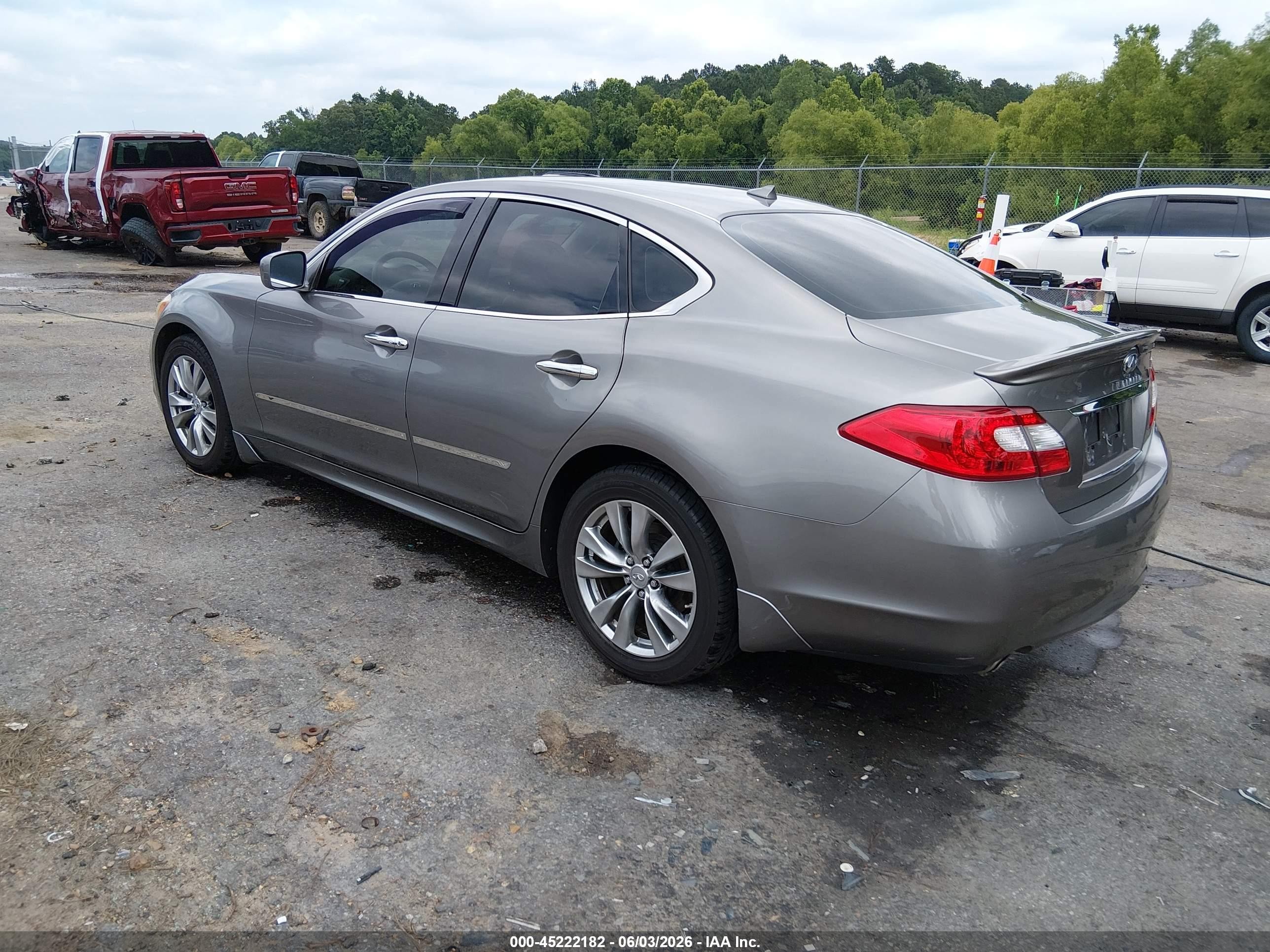 2012 Infiniti M37 Gray vin: JN1BY1AP4CM332932
