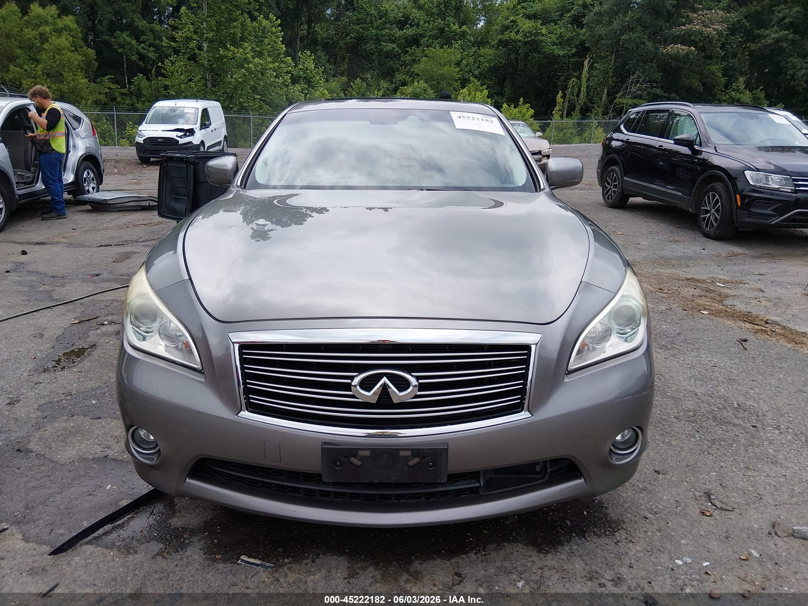 2012 Infiniti M37 Gray vin: JN1BY1AP4CM332932