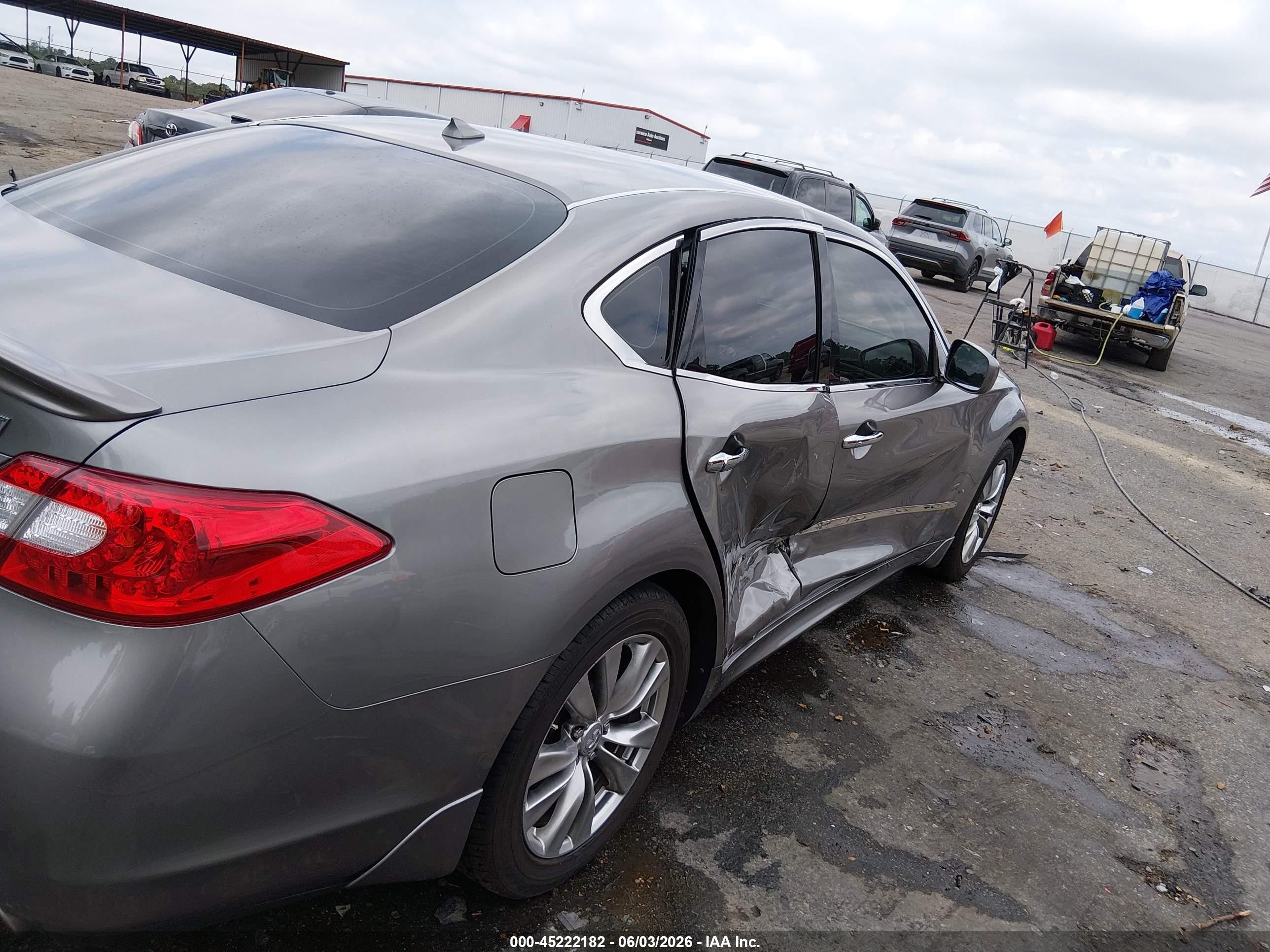 2012 Infiniti M37 Gray vin: JN1BY1AP4CM332932