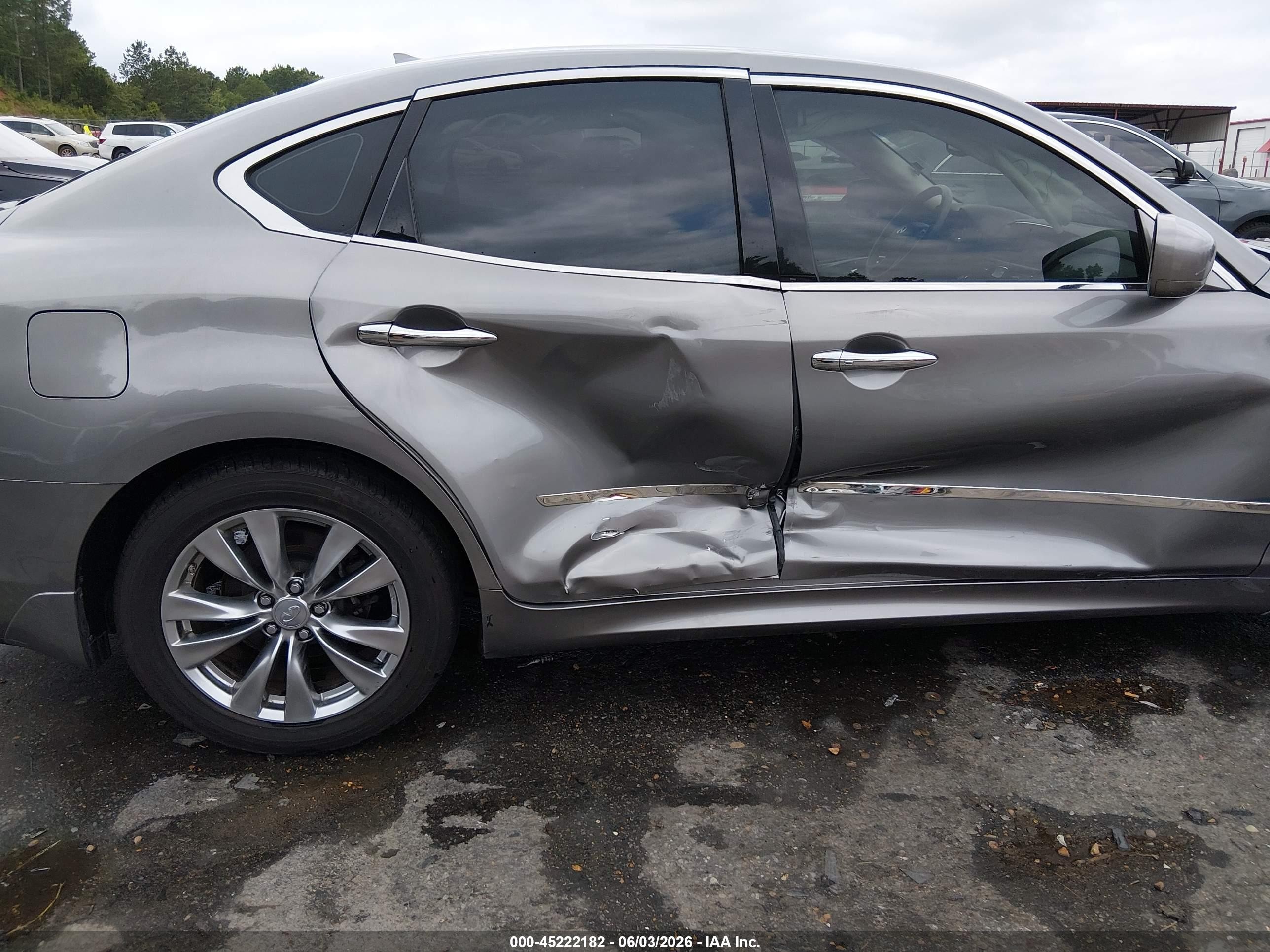 2012 Infiniti M37 Gray vin: JN1BY1AP4CM332932