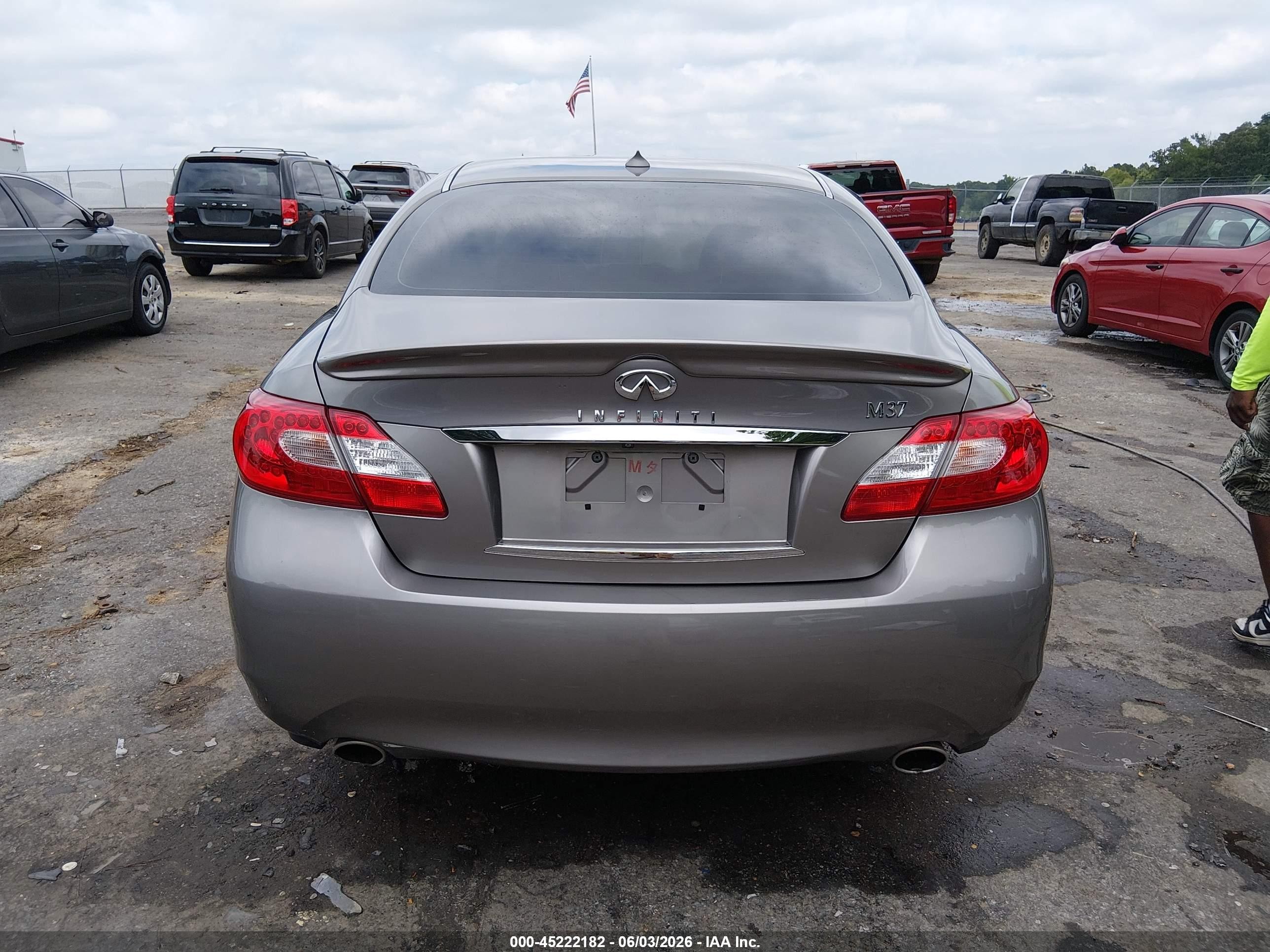 2012 Infiniti M37 Gray vin: JN1BY1AP4CM332932