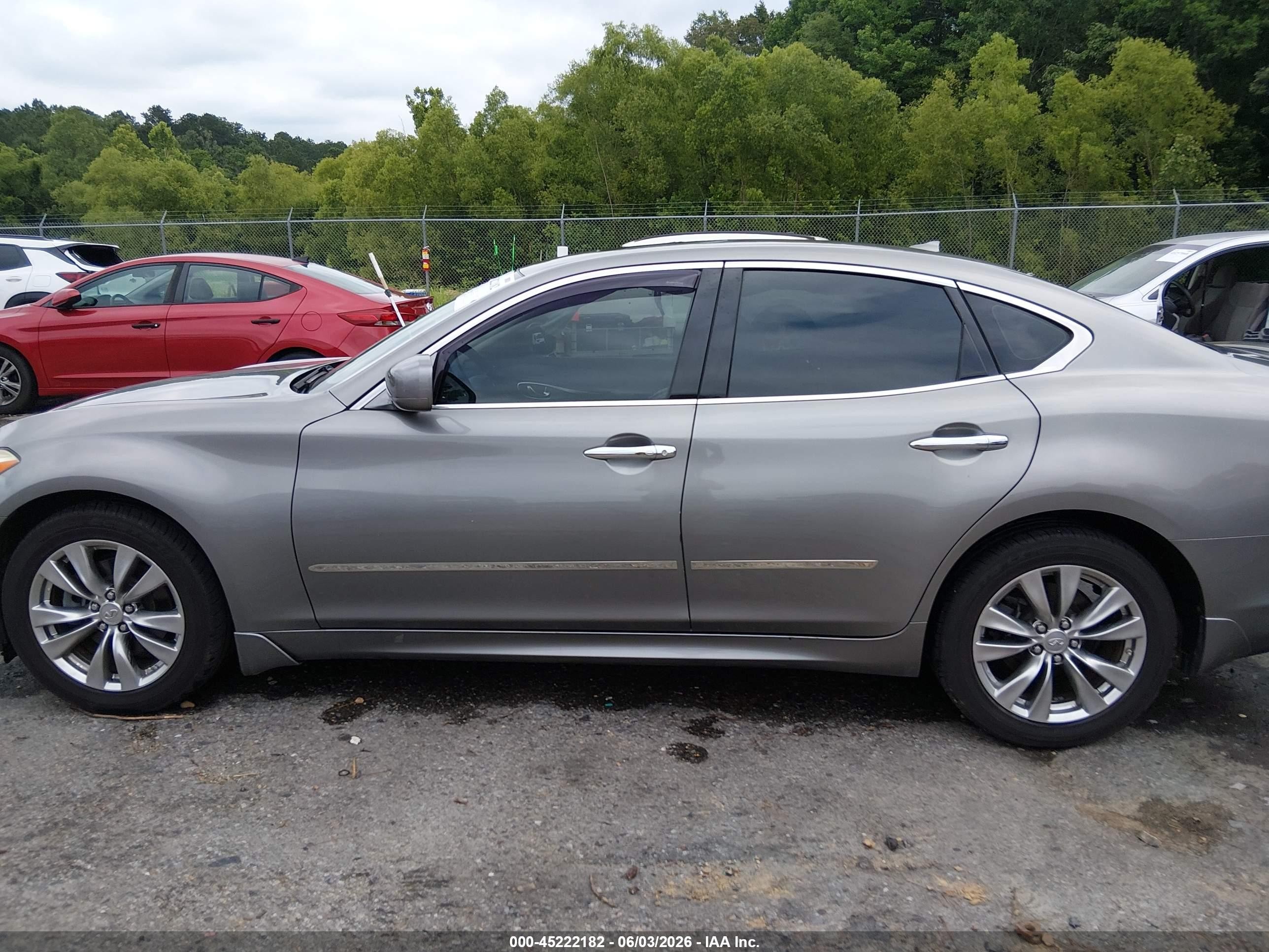 2012 Infiniti M37 Gray vin: JN1BY1AP4CM332932
