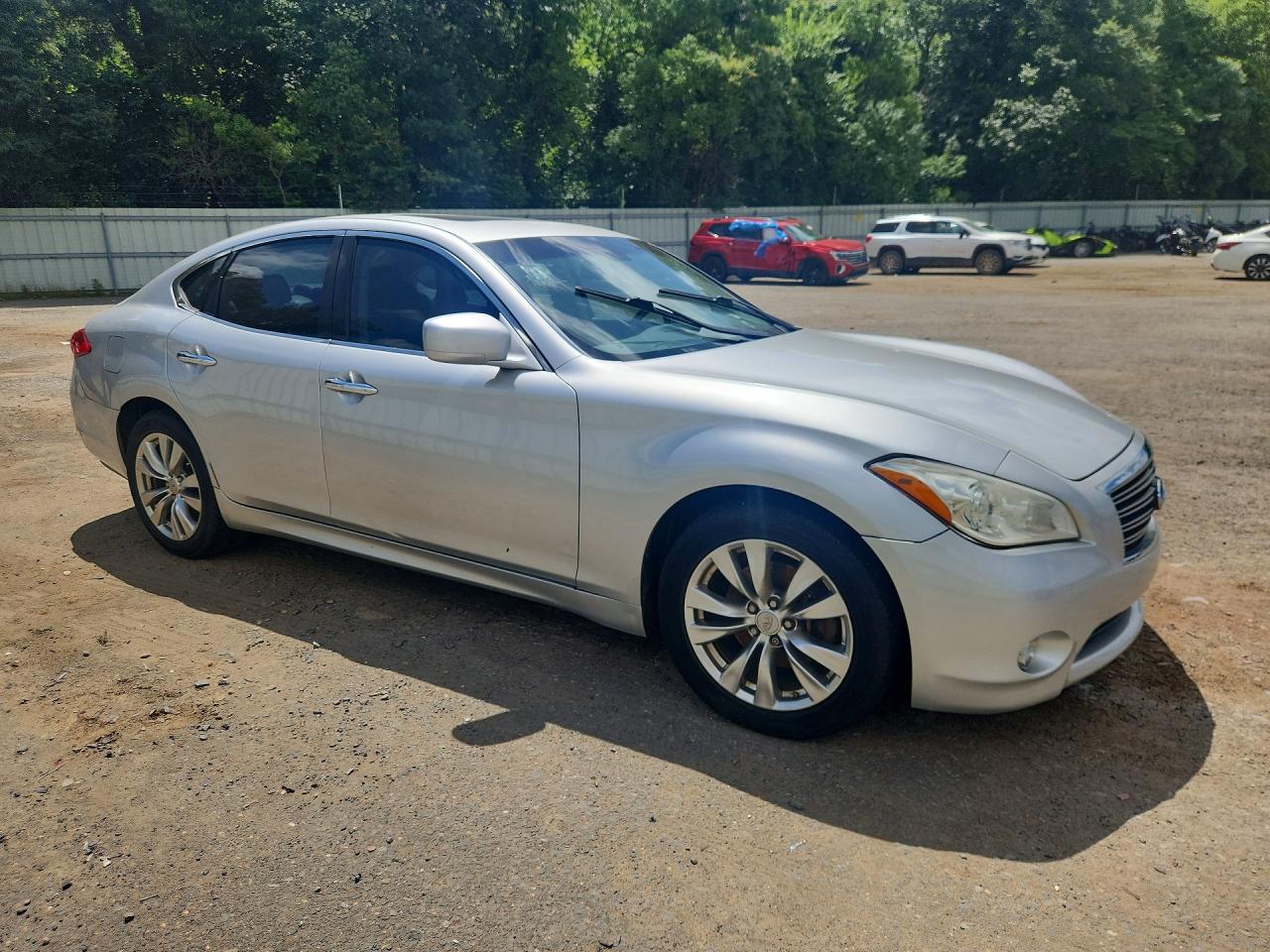 2012 Infiniti M37 Base Silver vin: JN1BY1AP4CM334101
