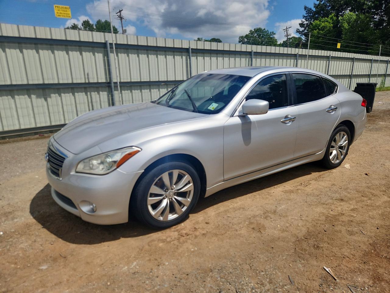 2012 Infiniti M37 Base Silver vin: JN1BY1AP4CM334101
