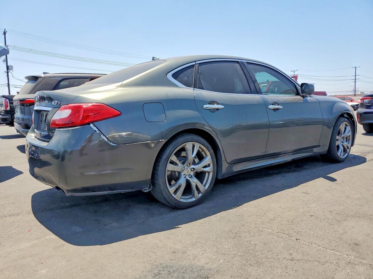 2012 Infiniti M37 Base Gray vin: JN1BY1AP4CM334695