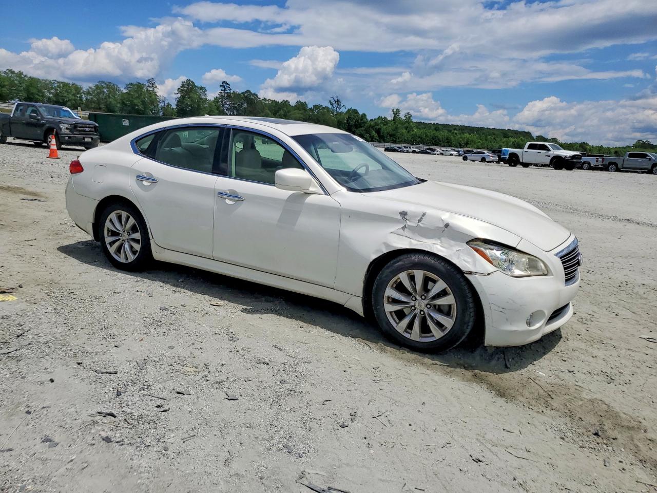 2011 Infiniti M37 Base White vin: JN1BY1AP5BM320058