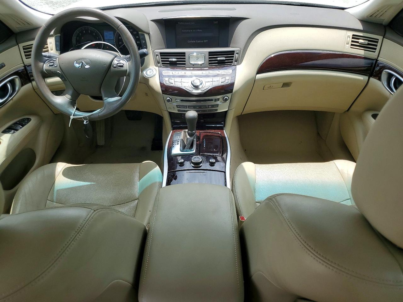 2011 Infiniti M37 Base White vin: JN1BY1AP5BM320058