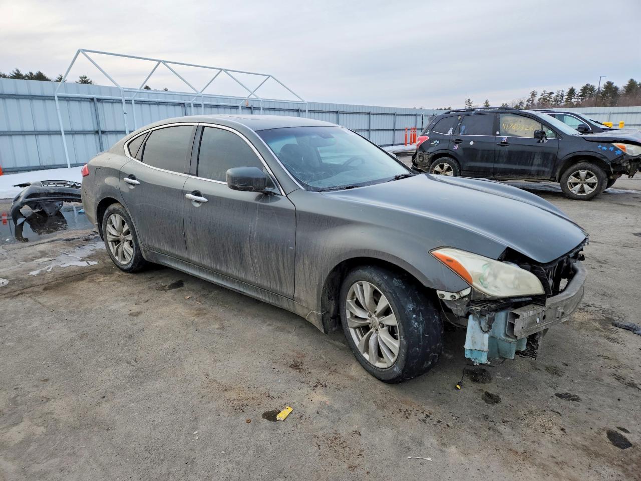 2011 Infiniti M37 Base Gray vin: JN1BY1AP5BM320108