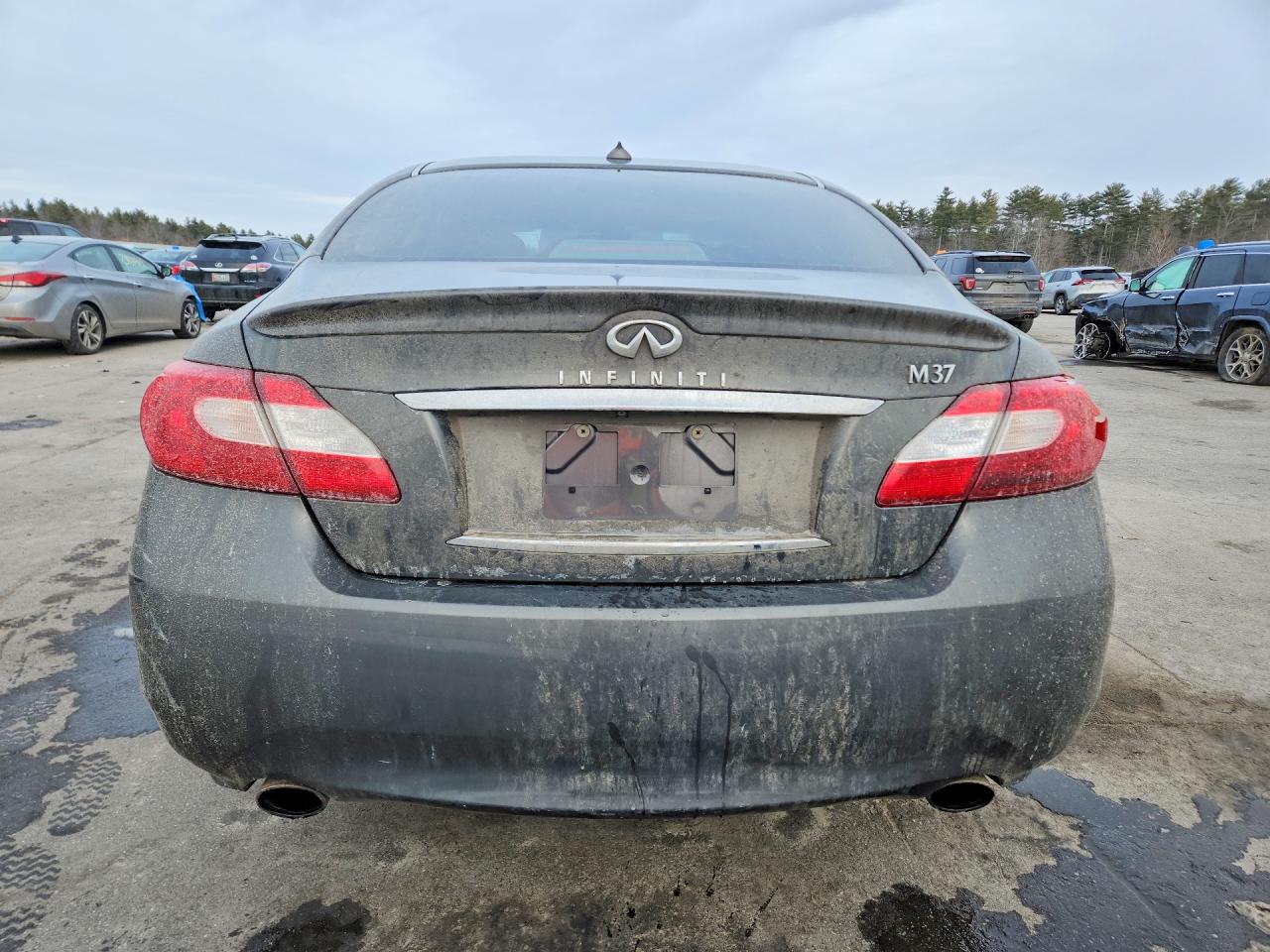 2011 Infiniti M37 Base Gray vin: JN1BY1AP5BM320108