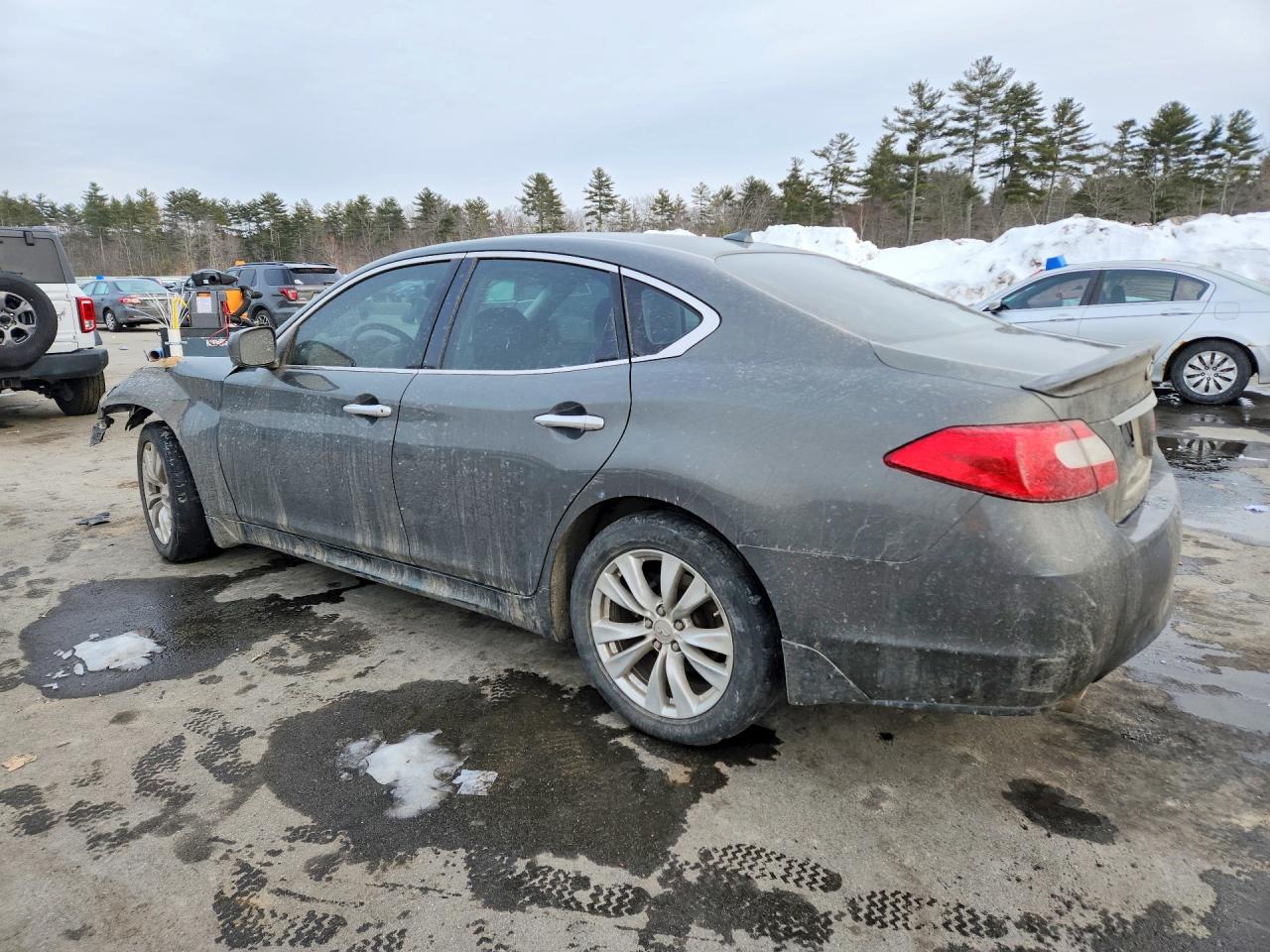 2011 Infiniti M37 Base Gray vin: JN1BY1AP5BM320108