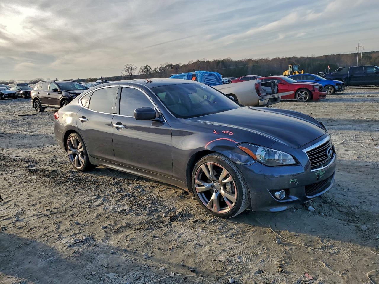 2011 Infiniti M37 Серый vin: JN1BY1AP5BM322263