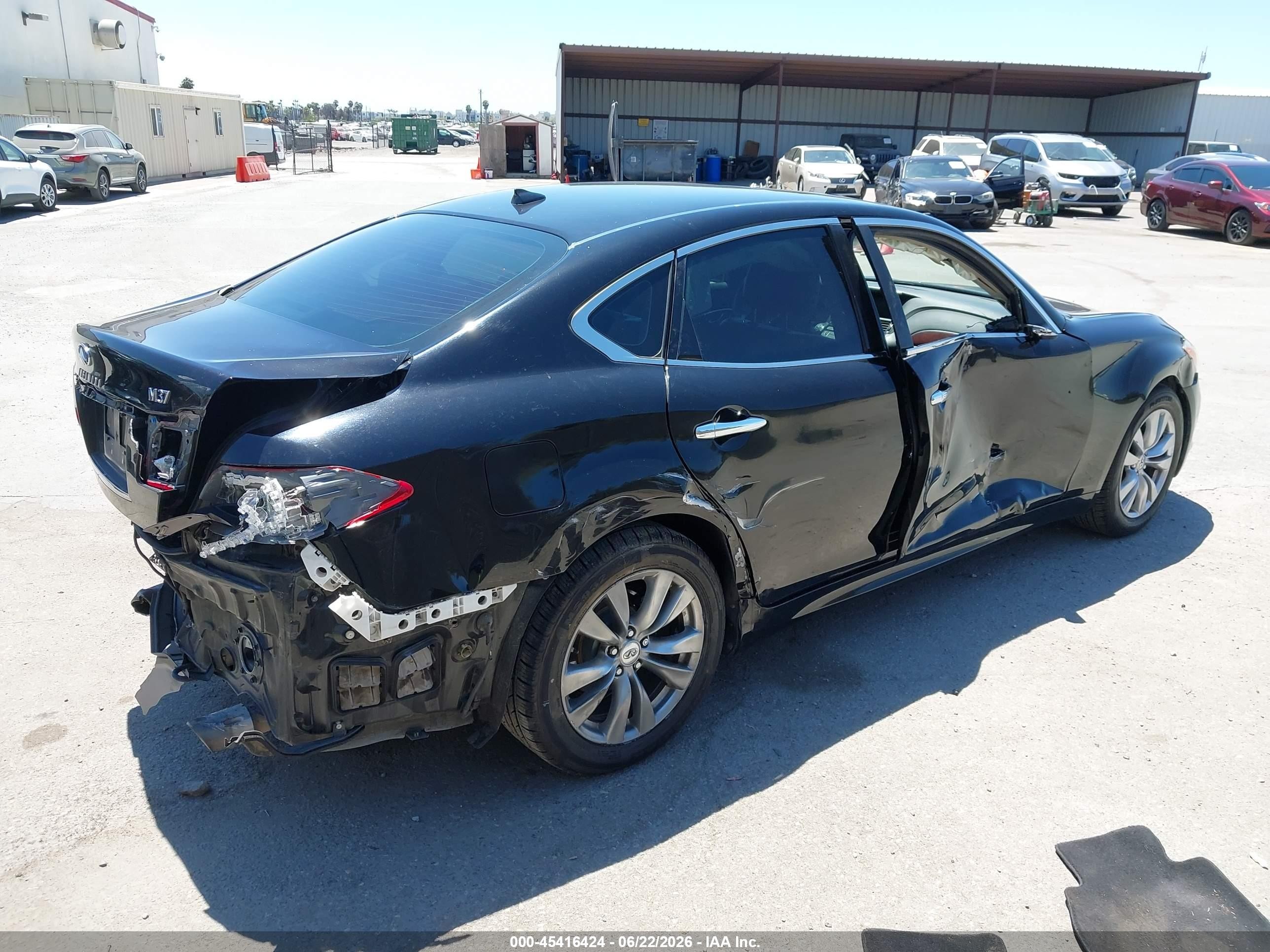 2012 Infiniti M37   Black vin: JN1BY1AP5CM330347