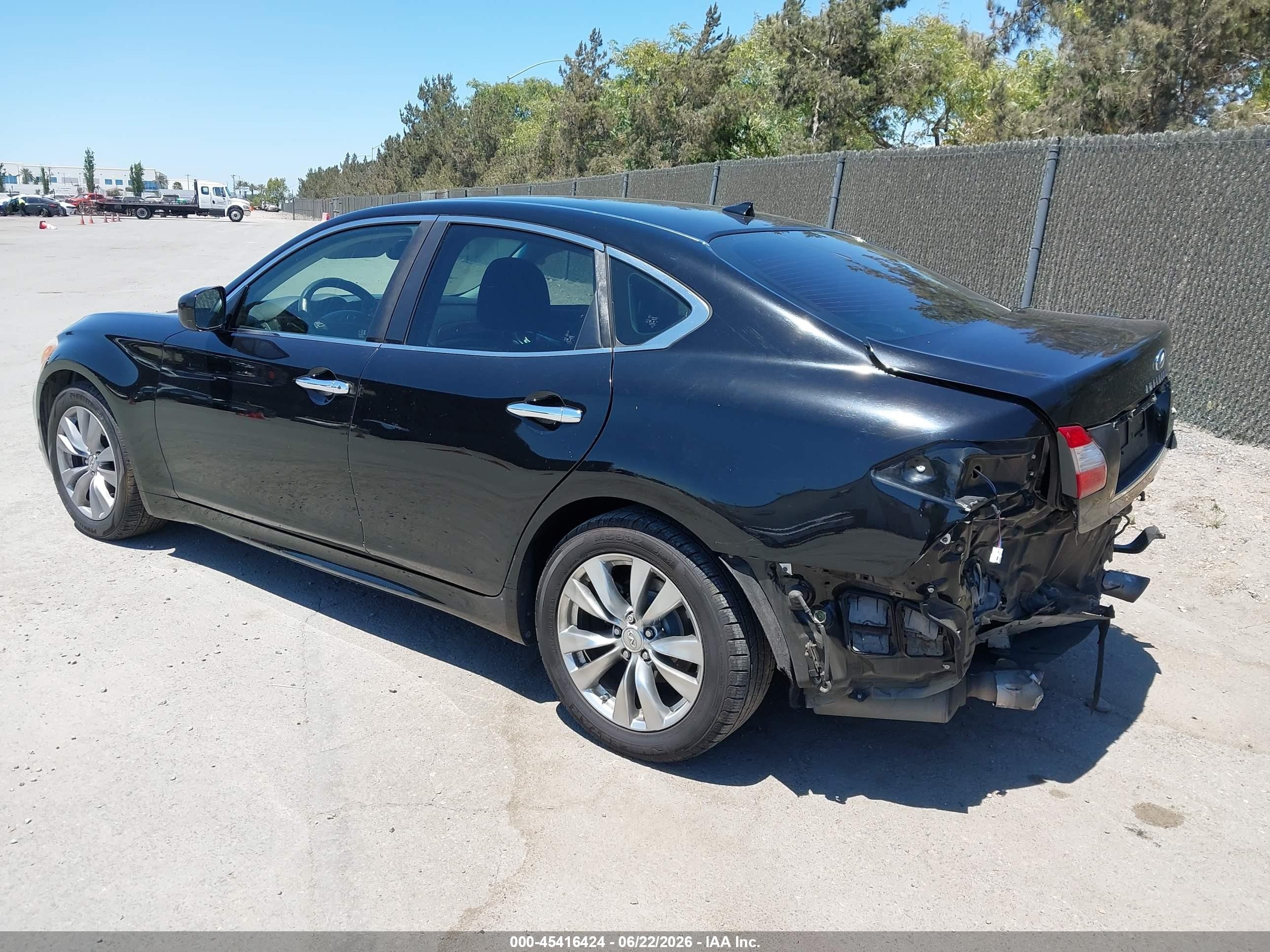 2012 Infiniti M37   Black vin: JN1BY1AP5CM330347