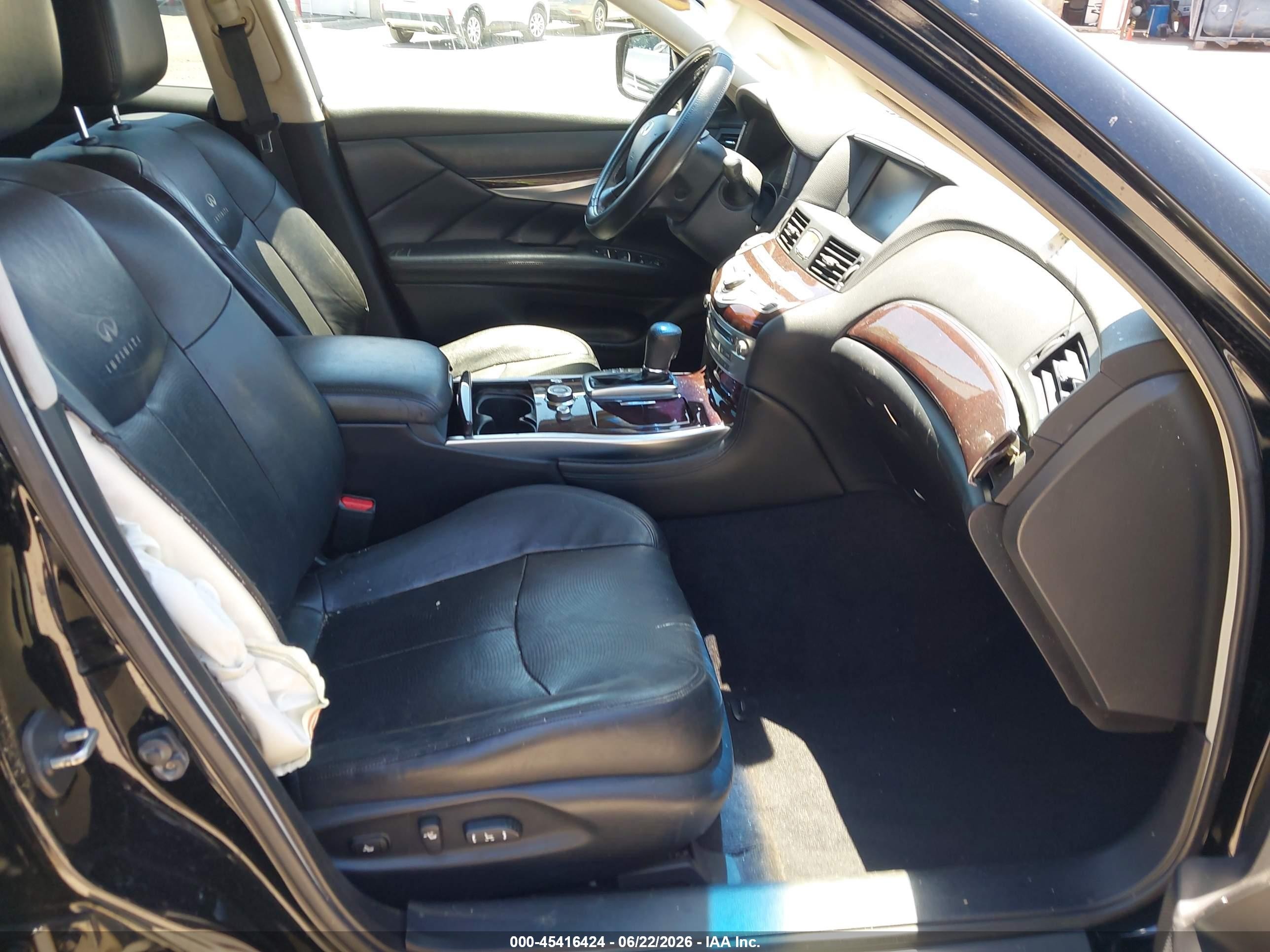 2012 Infiniti M37   Black vin: JN1BY1AP5CM330347