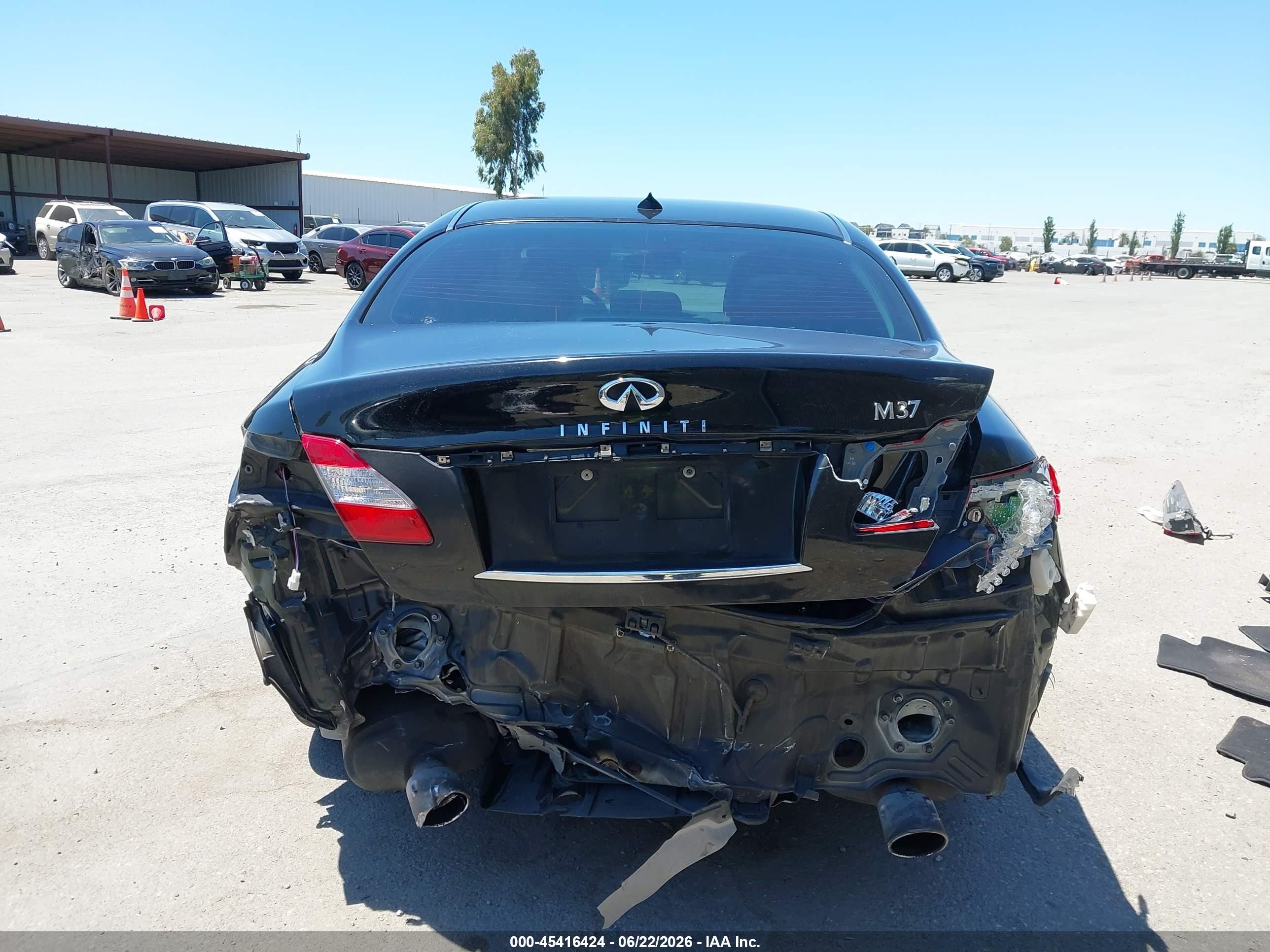 2012 Infiniti M37   Black vin: JN1BY1AP5CM330347