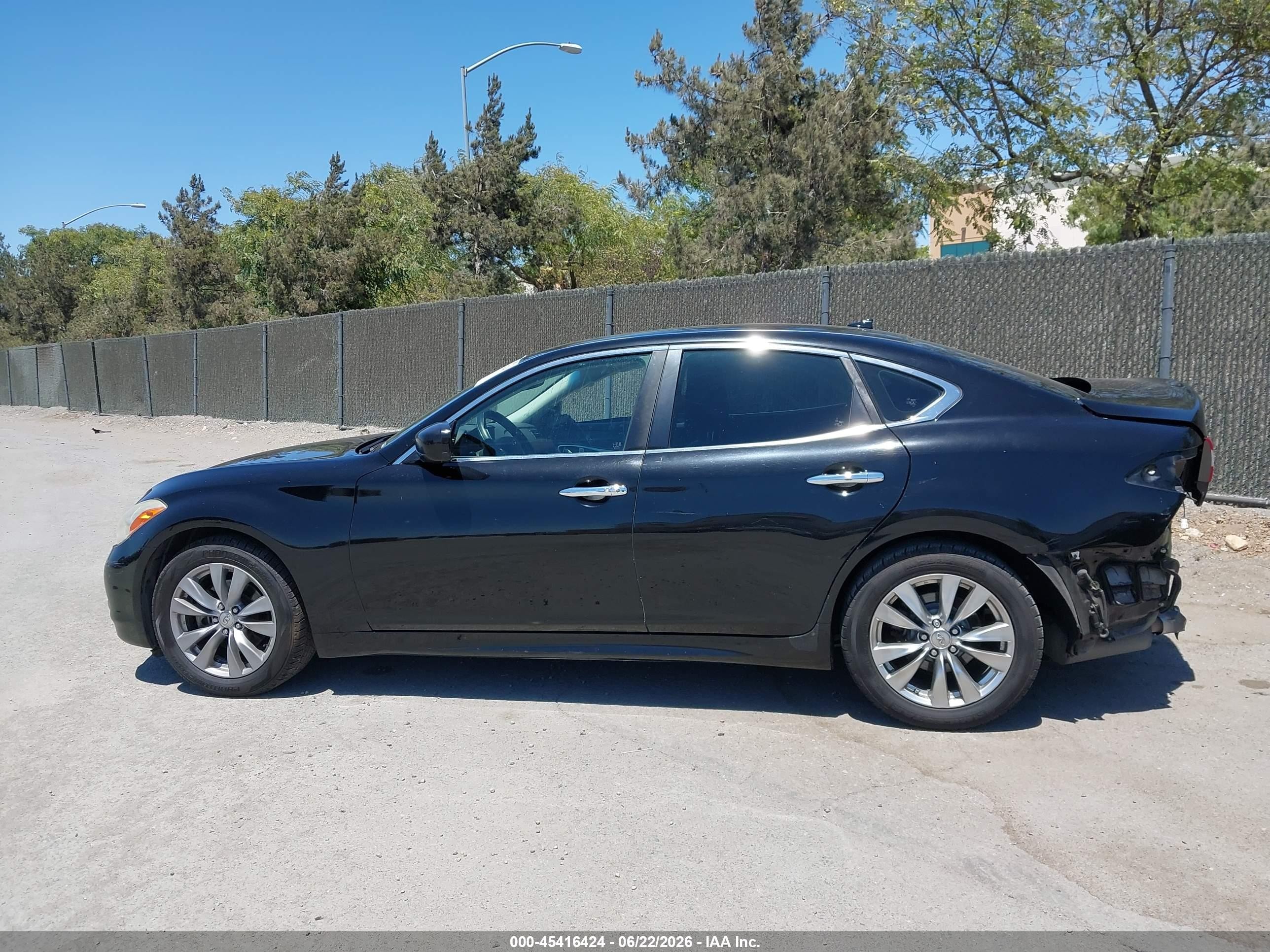 2012 Infiniti M37   Black vin: JN1BY1AP5CM330347