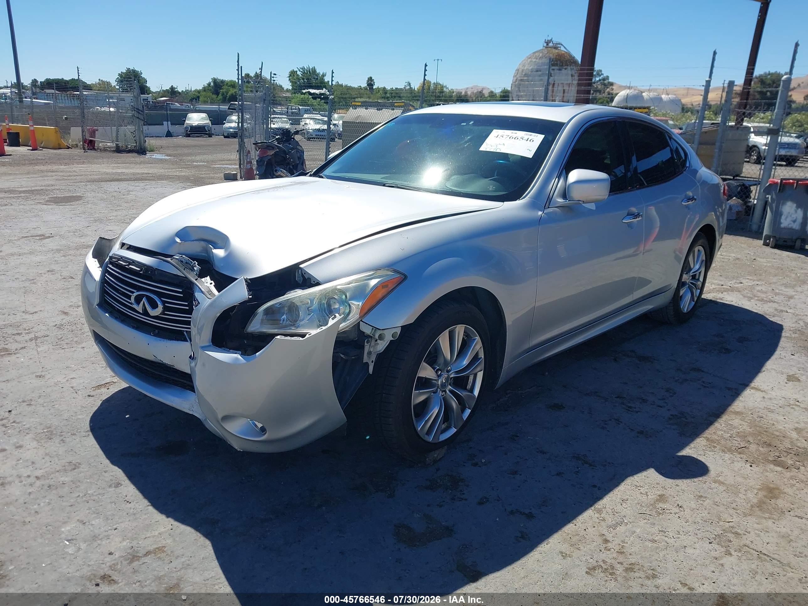 2012 Infiniti M37   Серебряный vin: JN1BY1AP5CM330901