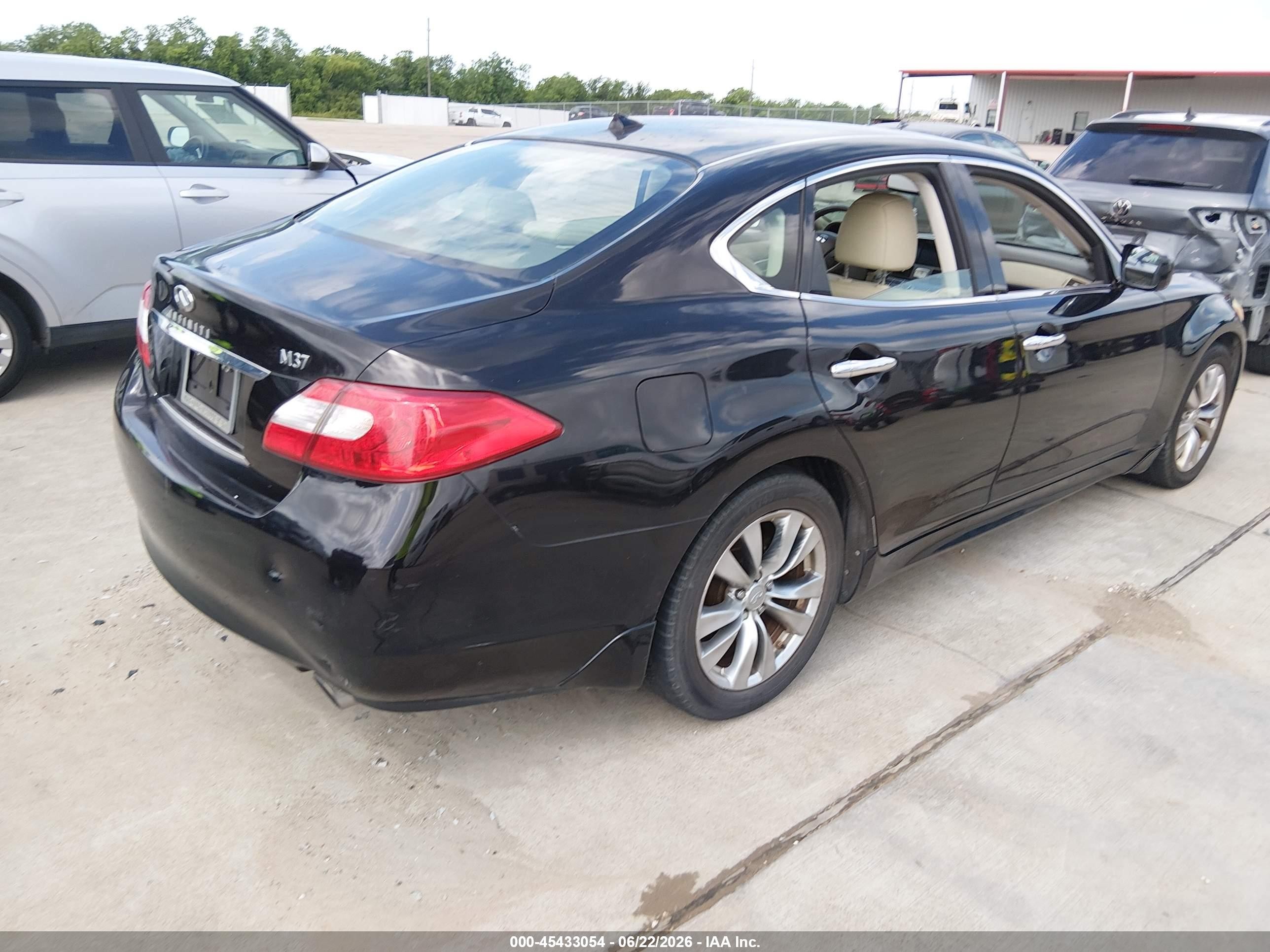 2012 Infiniti M37   Black vin: JN1BY1AP5CM333474