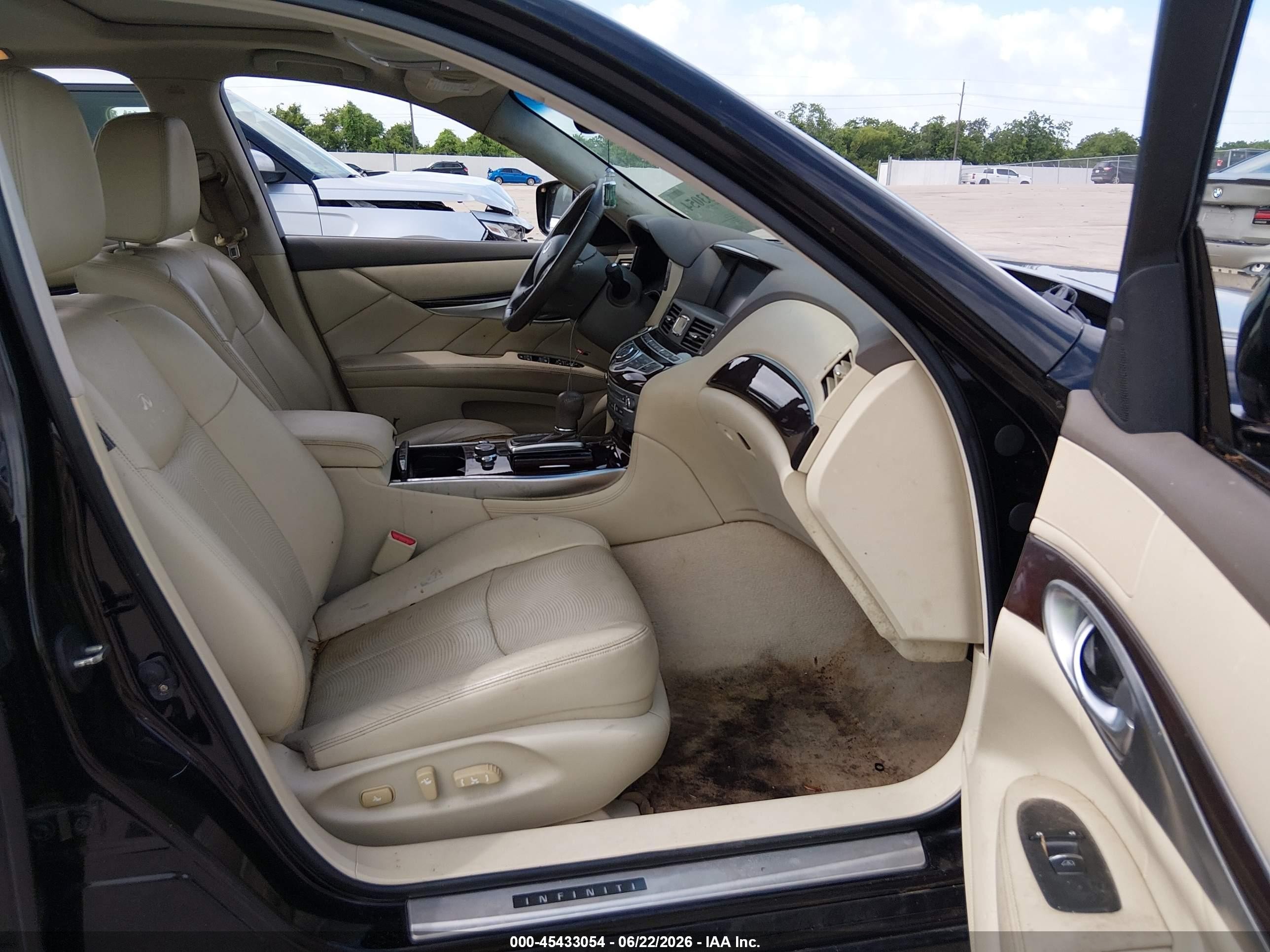 2012 Infiniti M37   Black vin: JN1BY1AP5CM333474
