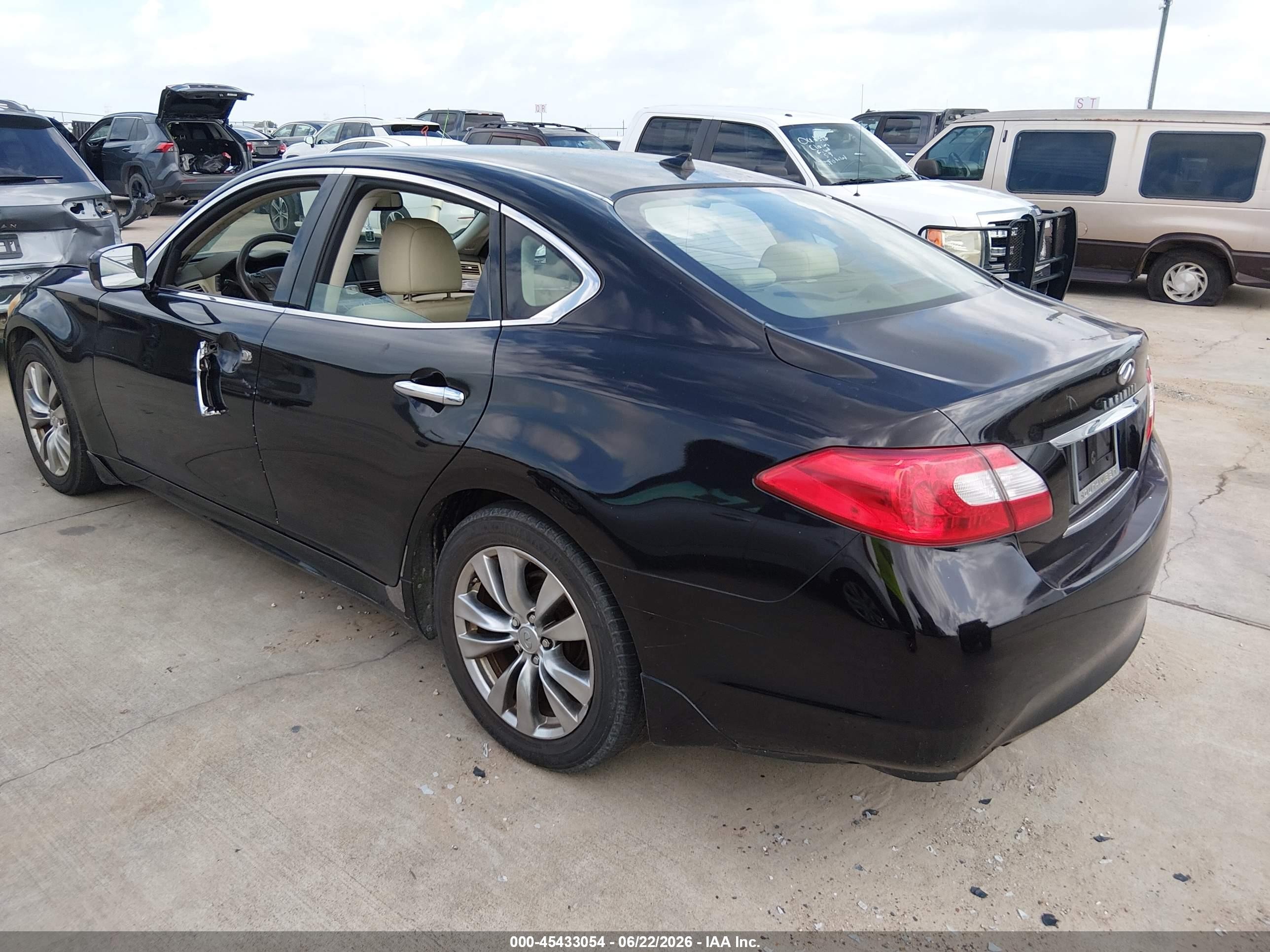 2012 Infiniti M37   Black vin: JN1BY1AP5CM333474