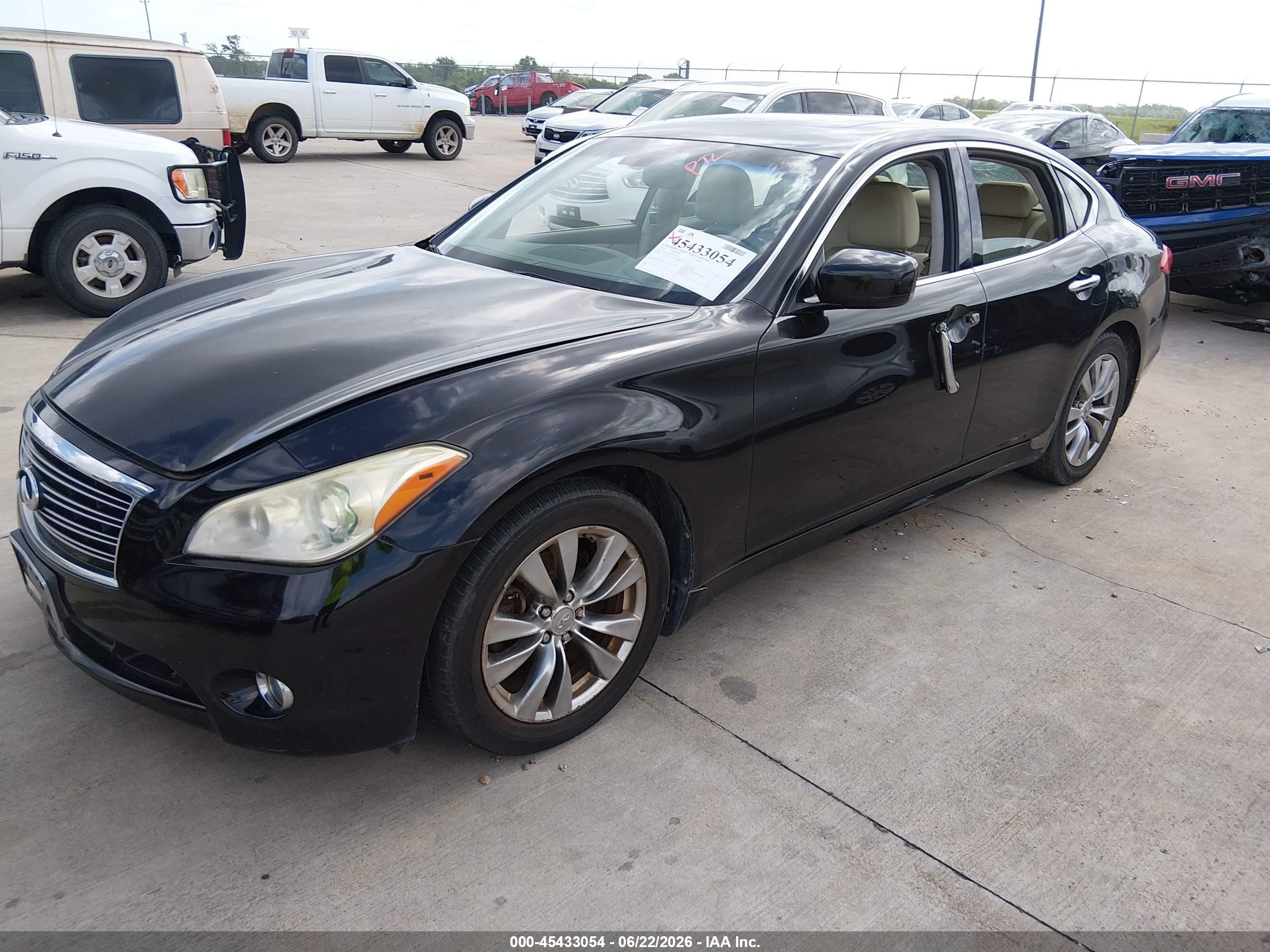 2012 Infiniti M37   Black vin: JN1BY1AP5CM333474