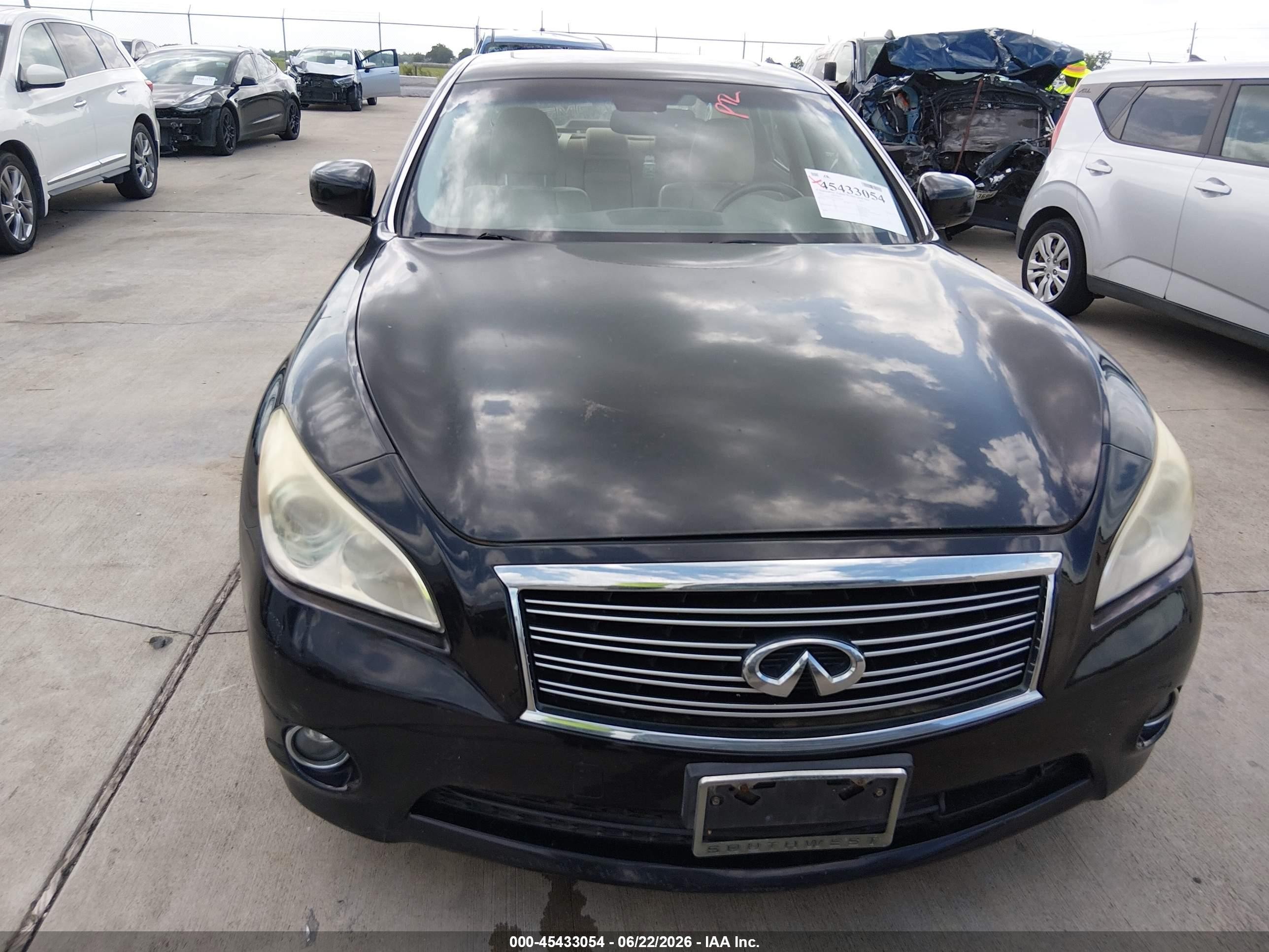 2012 Infiniti M37   Black vin: JN1BY1AP5CM333474