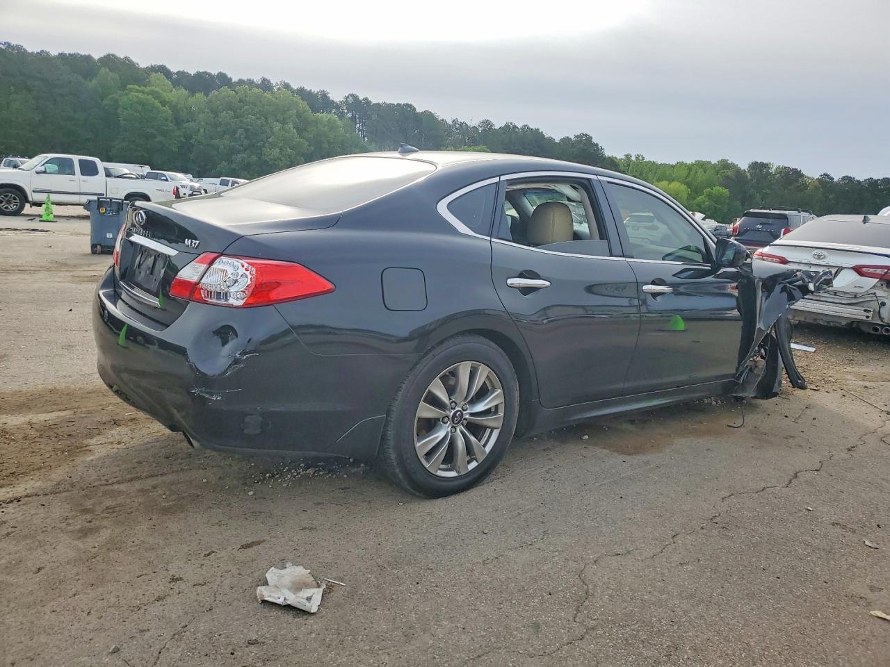 2012 Infiniti M37 Base Black vin: JN1BY1AP5CM335046