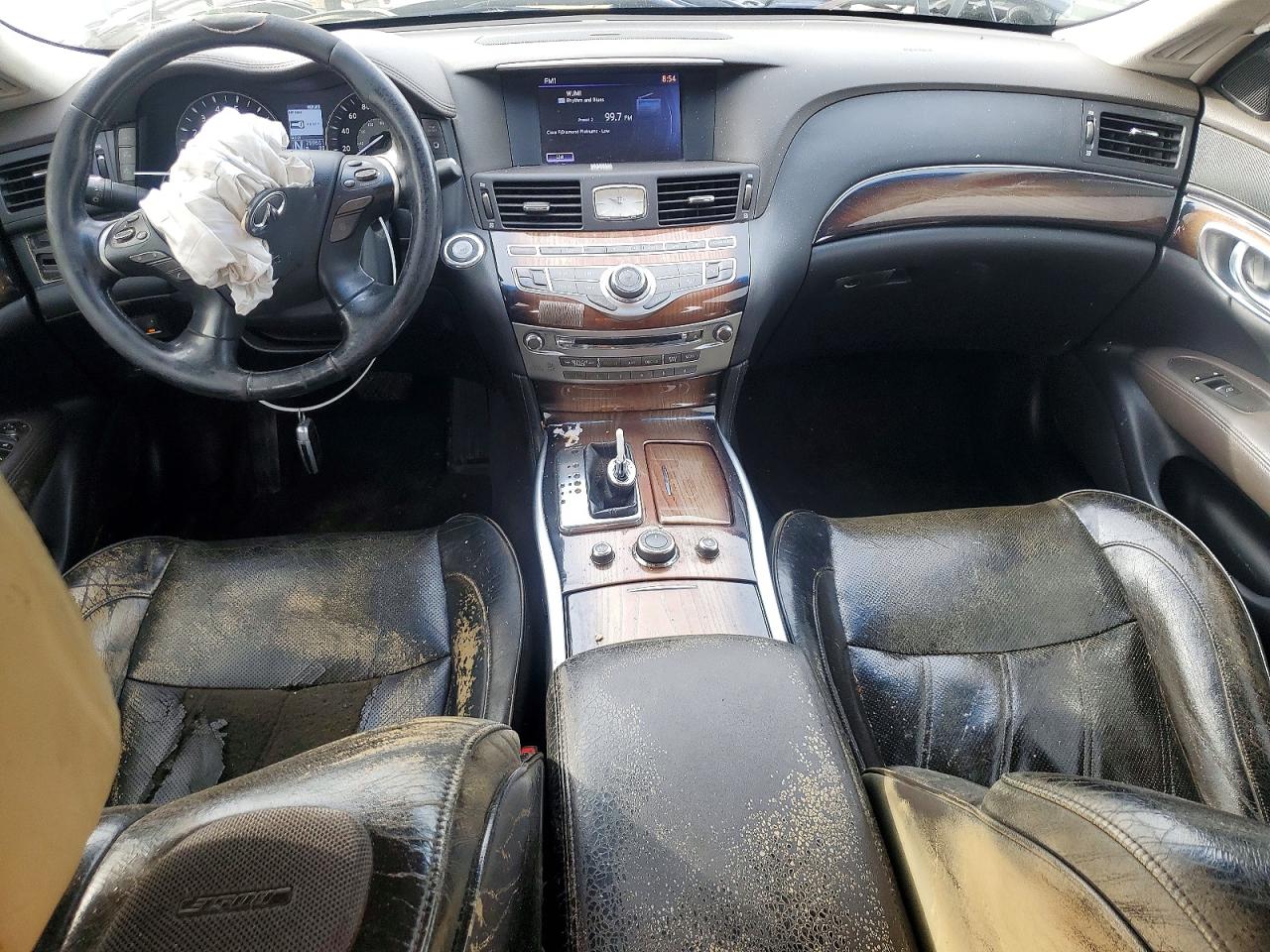 2012 Infiniti M37 Base Black vin: JN1BY1AP5CM335046