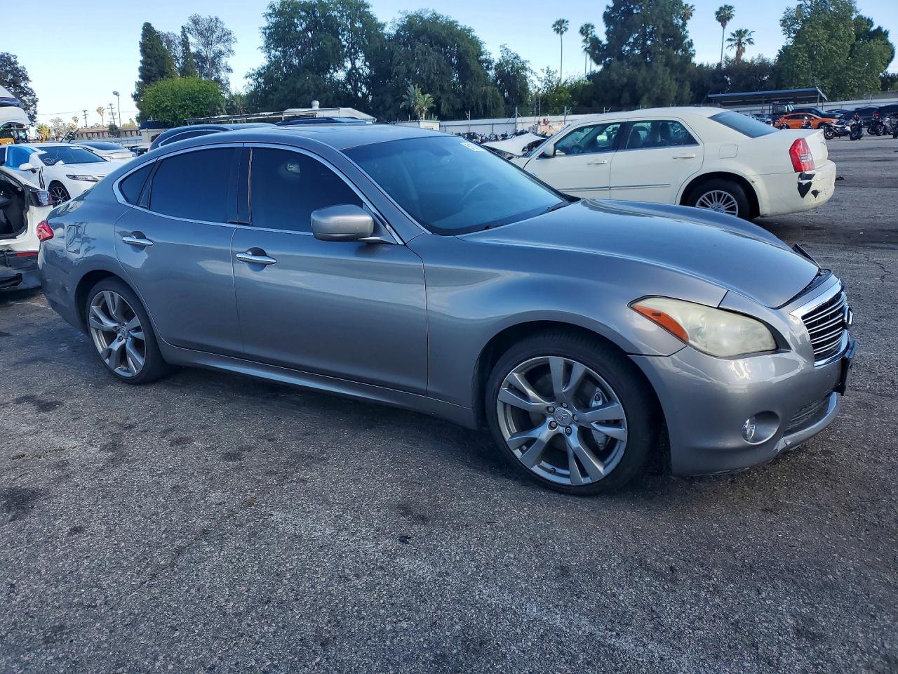 2013 Infiniti M37 Base Gray vin: JN1BY1AP5DM514186