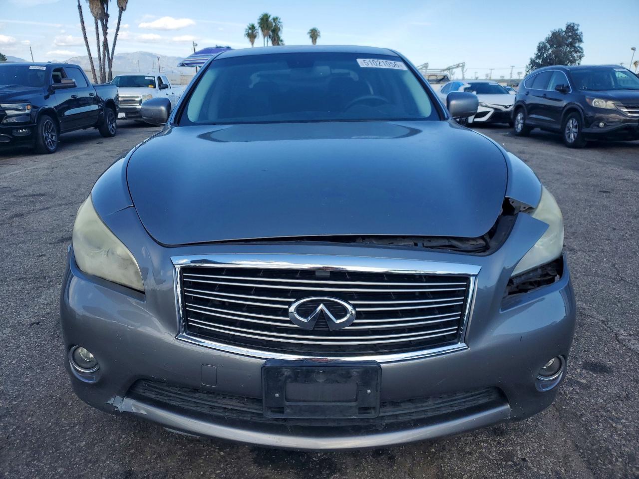 2013 Infiniti M37 Base Gray vin: JN1BY1AP5DM514186