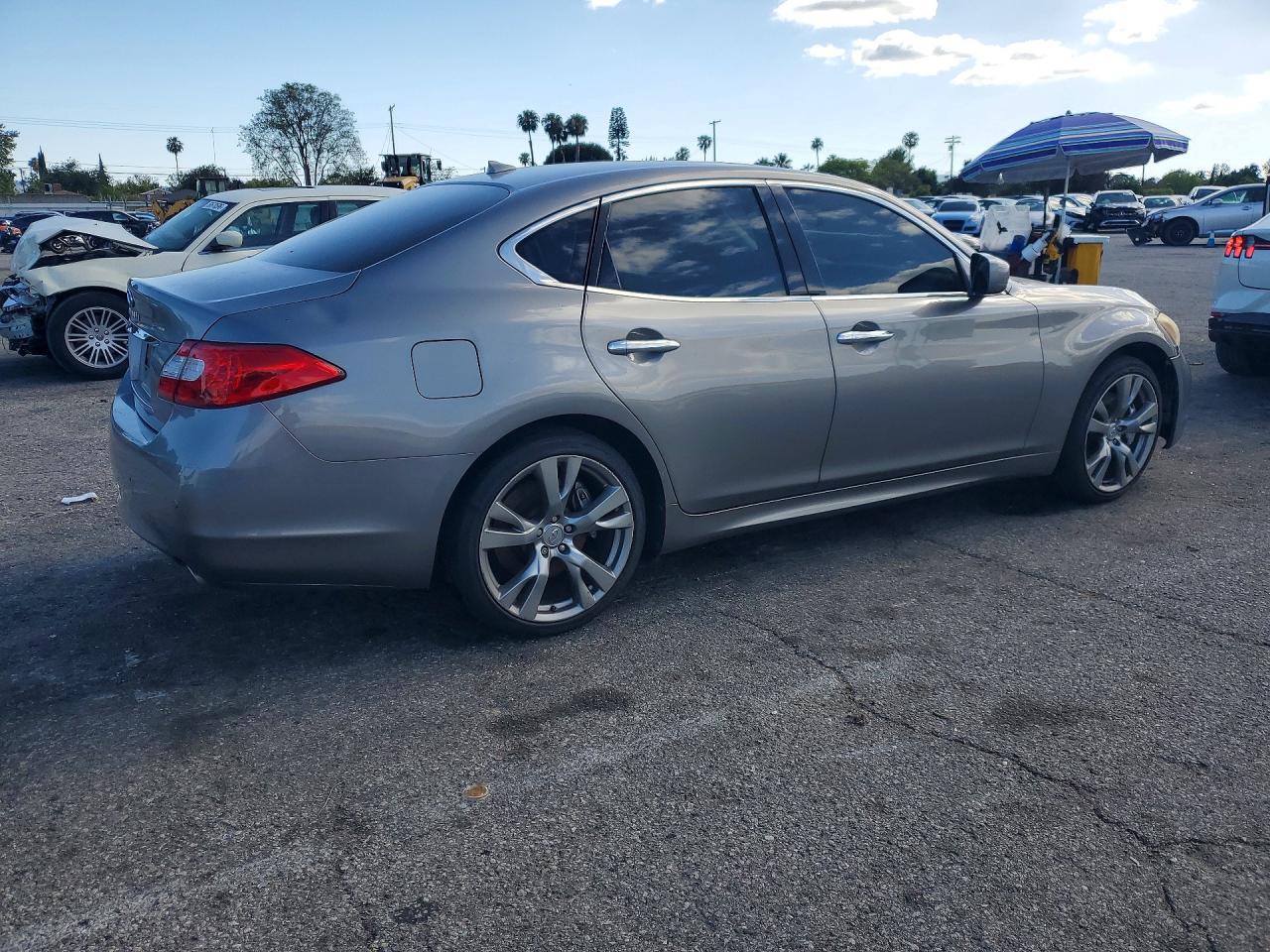 2013 Infiniti M37 Base Gray vin: JN1BY1AP5DM514186