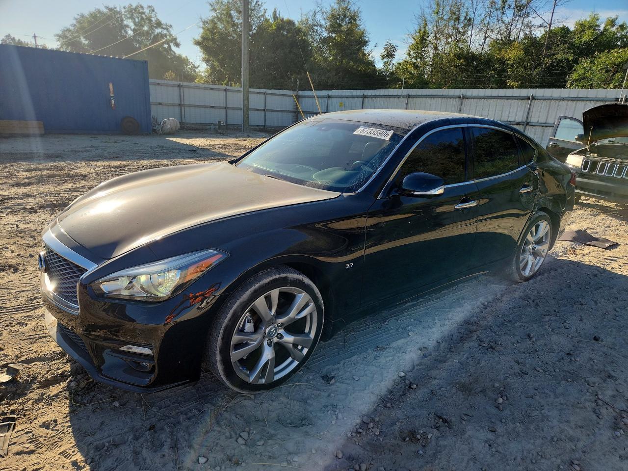 2015 Infiniti Q70 3.7 Black vin: JN1BY1AP5FM542699