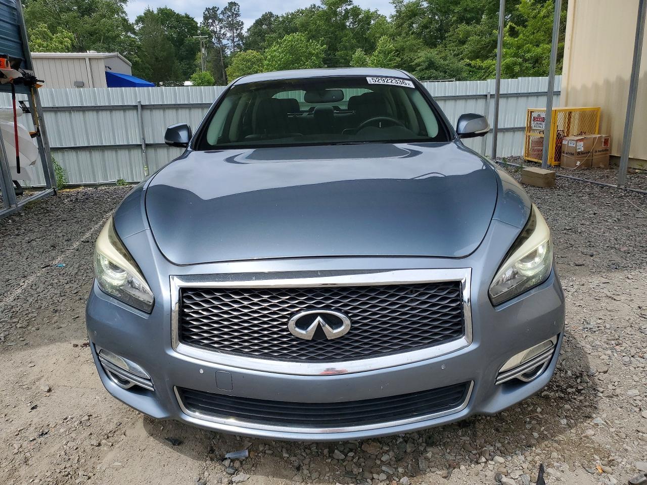 2017 Infiniti Q70 3.7 Gray vin: JN1BY1AP5HM741058