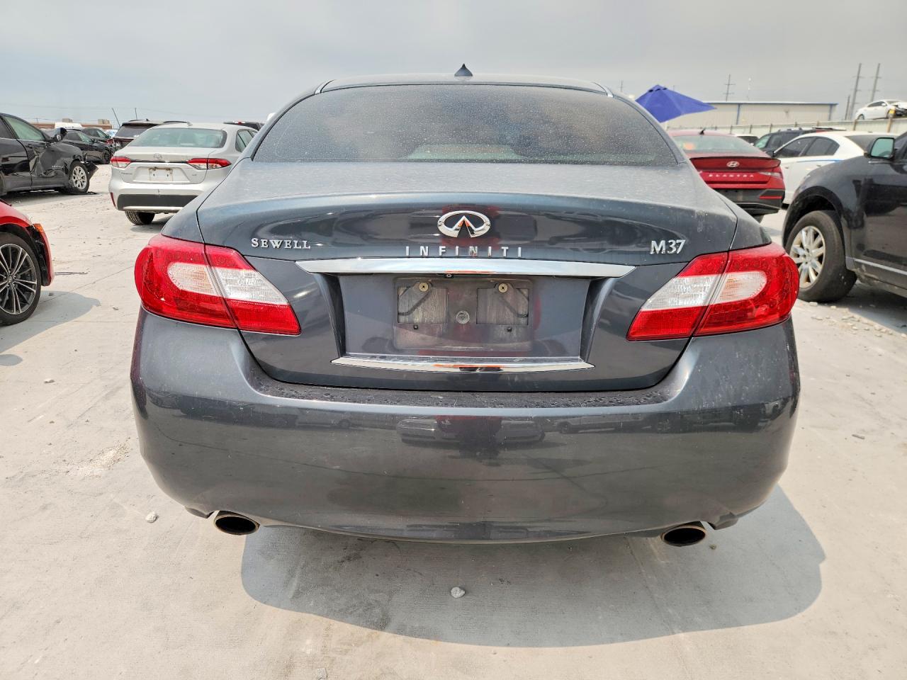 2011 Infiniti M37 Base Blue vin: JN1BY1AP6BM323048