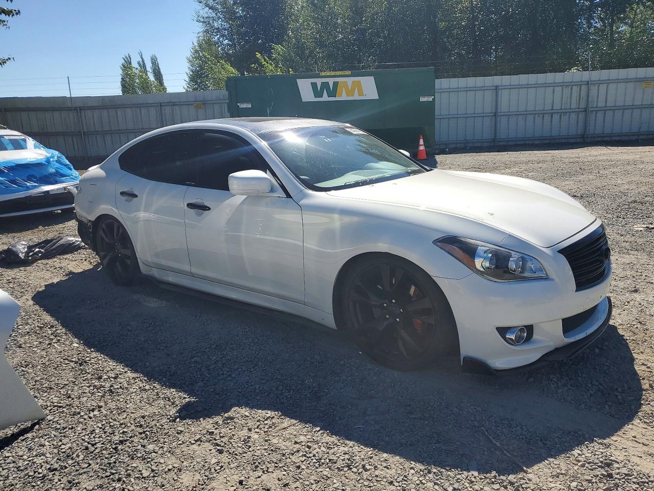 2011 Infiniti M37 Base White vin: JN1BY1AP6BM325740