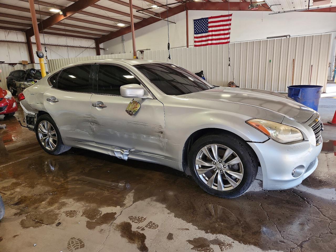 2013 Infiniti M37 Base Silver vin: JN1BY1AP6DM512169