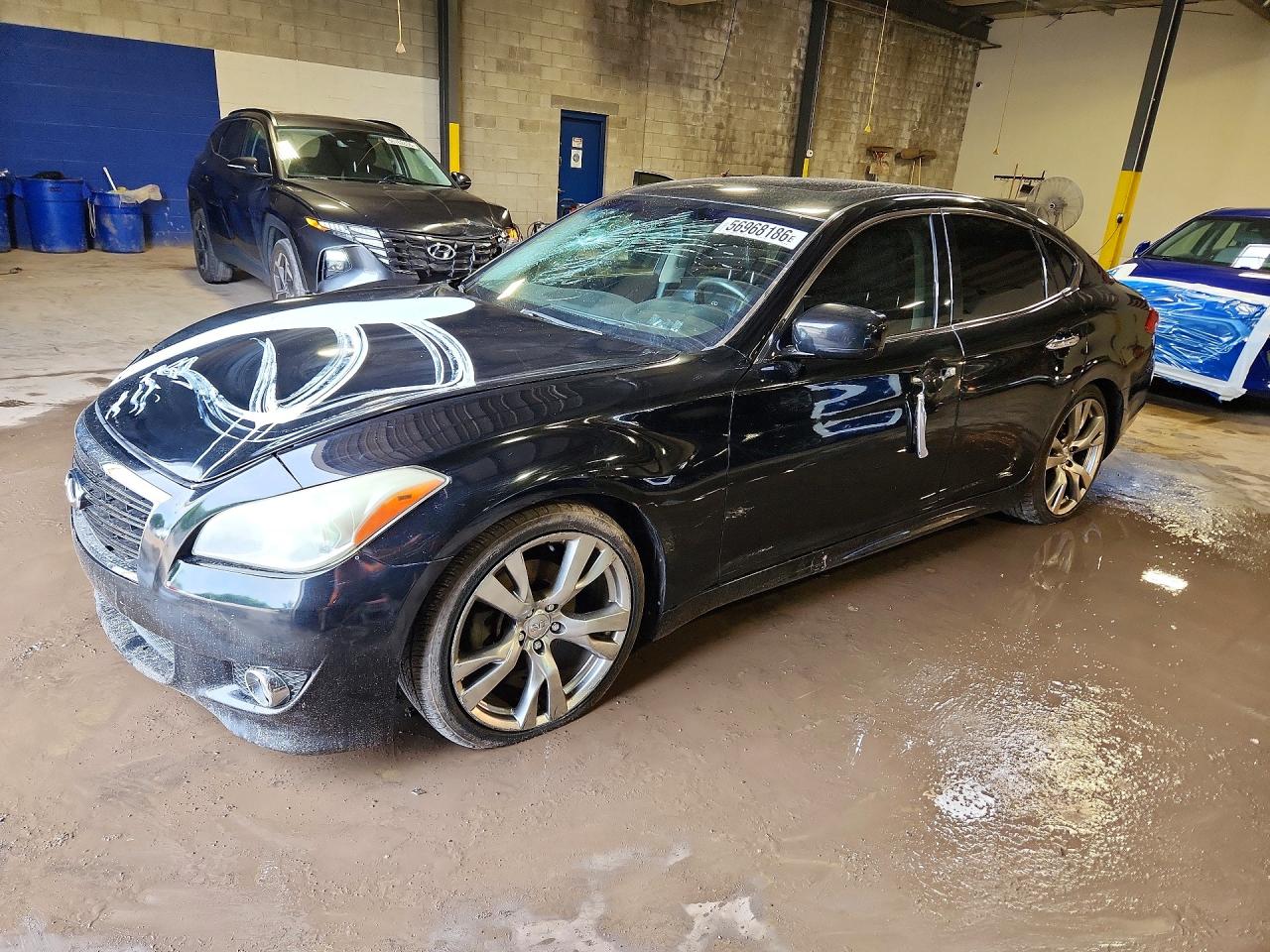2012 Infiniti M37 Base Black vin: JN1BY1AP7CM332195