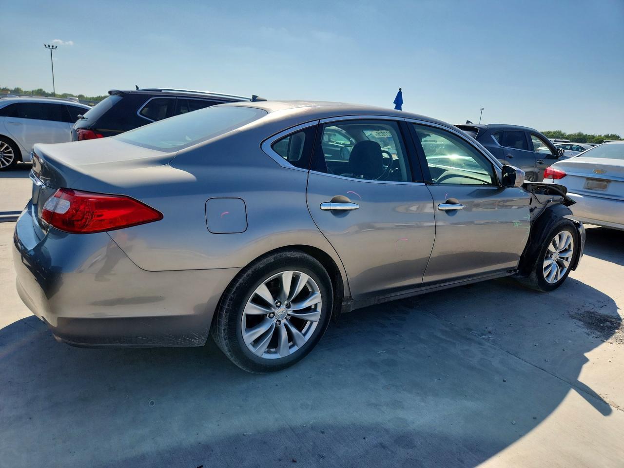 2012 Infiniti M37 Base Gray vin: JN1BY1AP7CM333041