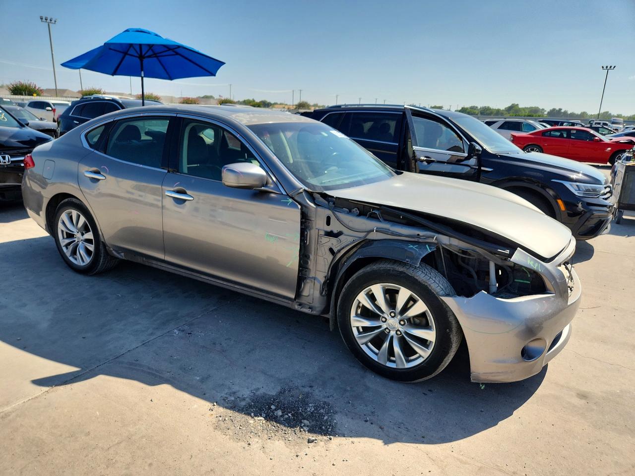 2012 Infiniti M37 Base Gray vin: JN1BY1AP7CM333041