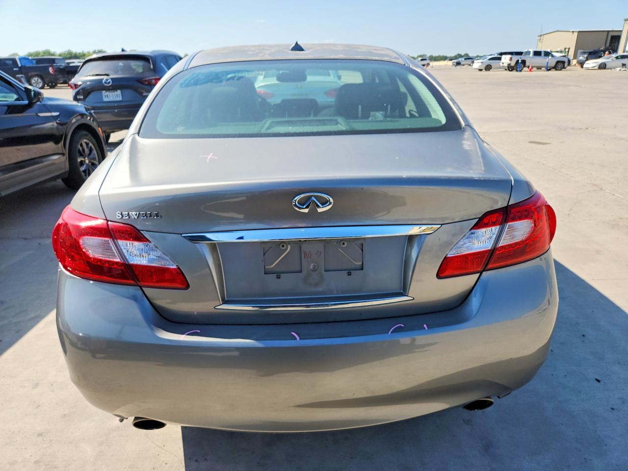 2012 Infiniti M37 Base Gray vin: JN1BY1AP7CM333041