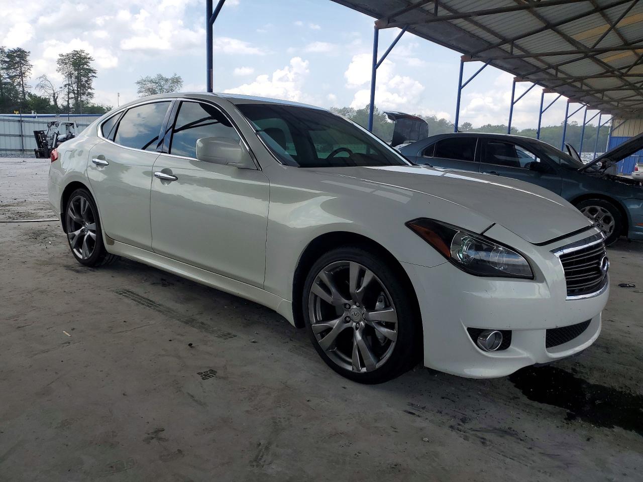 2012 Infiniti M37 Base White vin: JN1BY1AP7CM333704