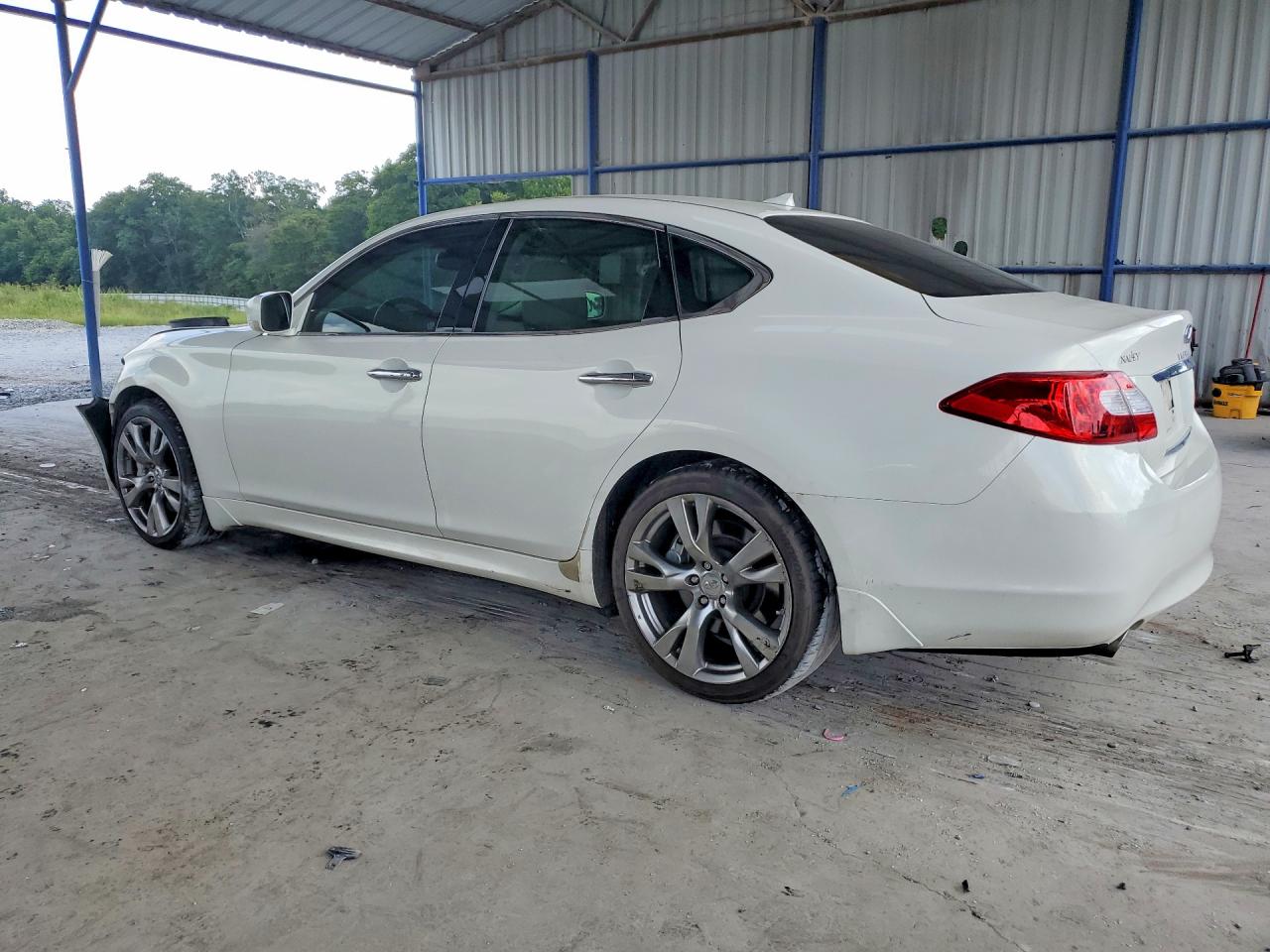 2012 Infiniti M37 Base White vin: JN1BY1AP7CM333704