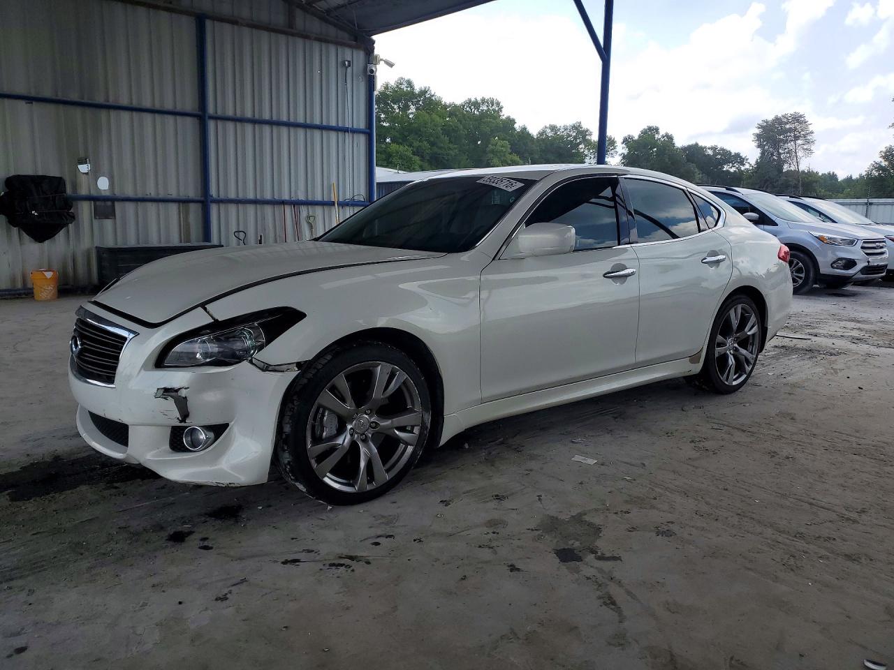 2012 Infiniti M37 Base White vin: JN1BY1AP7CM333704