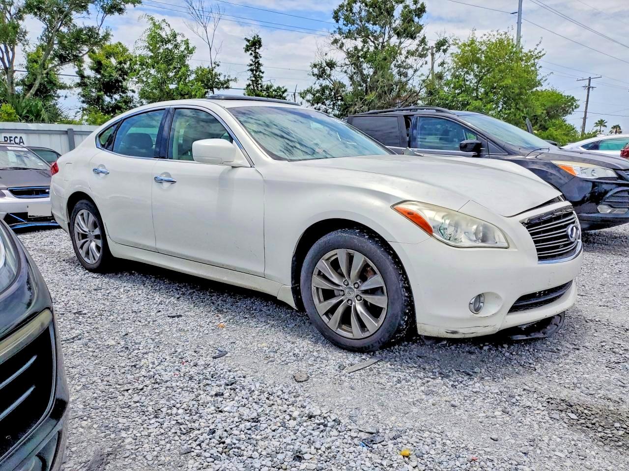 2012 Infiniti M37 Base White vin: JN1BY1AP7CM335730