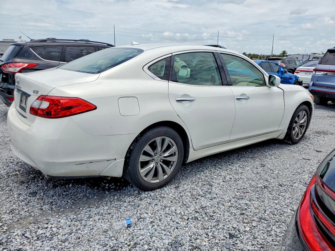 2012 Infiniti M37 Base White vin: JN1BY1AP7CM335730