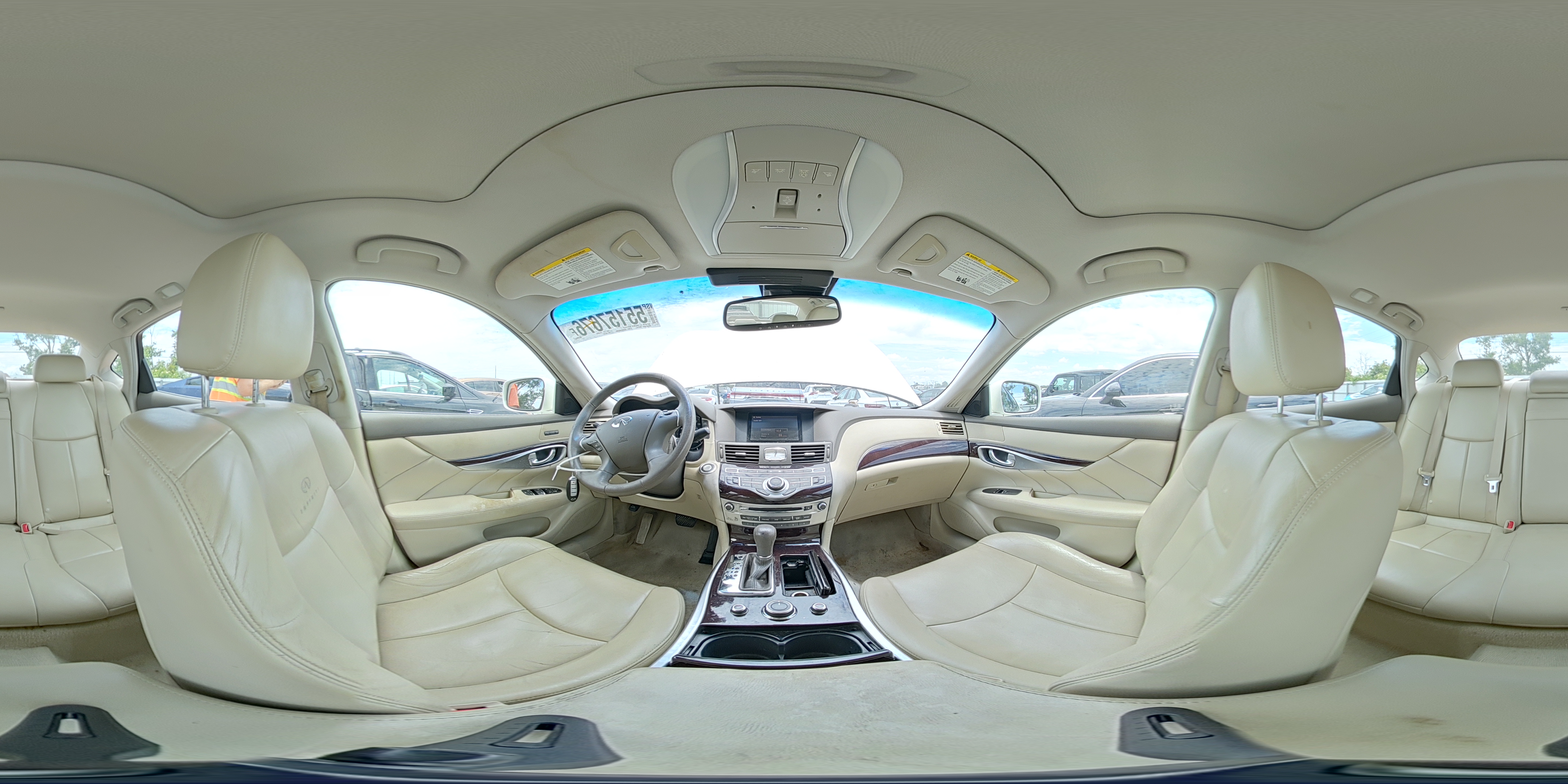 2012 Infiniti M37 Base White vin: JN1BY1AP7CM335730