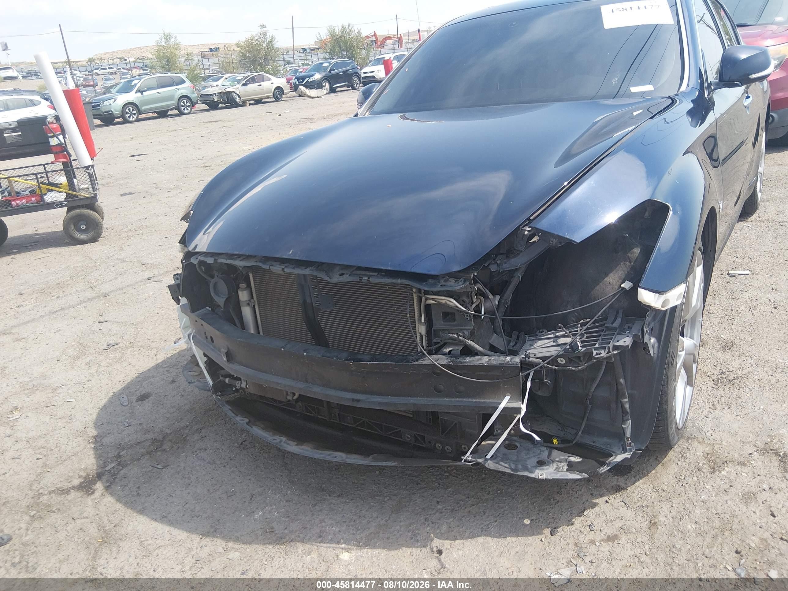 2015 Infiniti Q70 3.7 Dark Blue vin: JN1BY1AP7FM540520