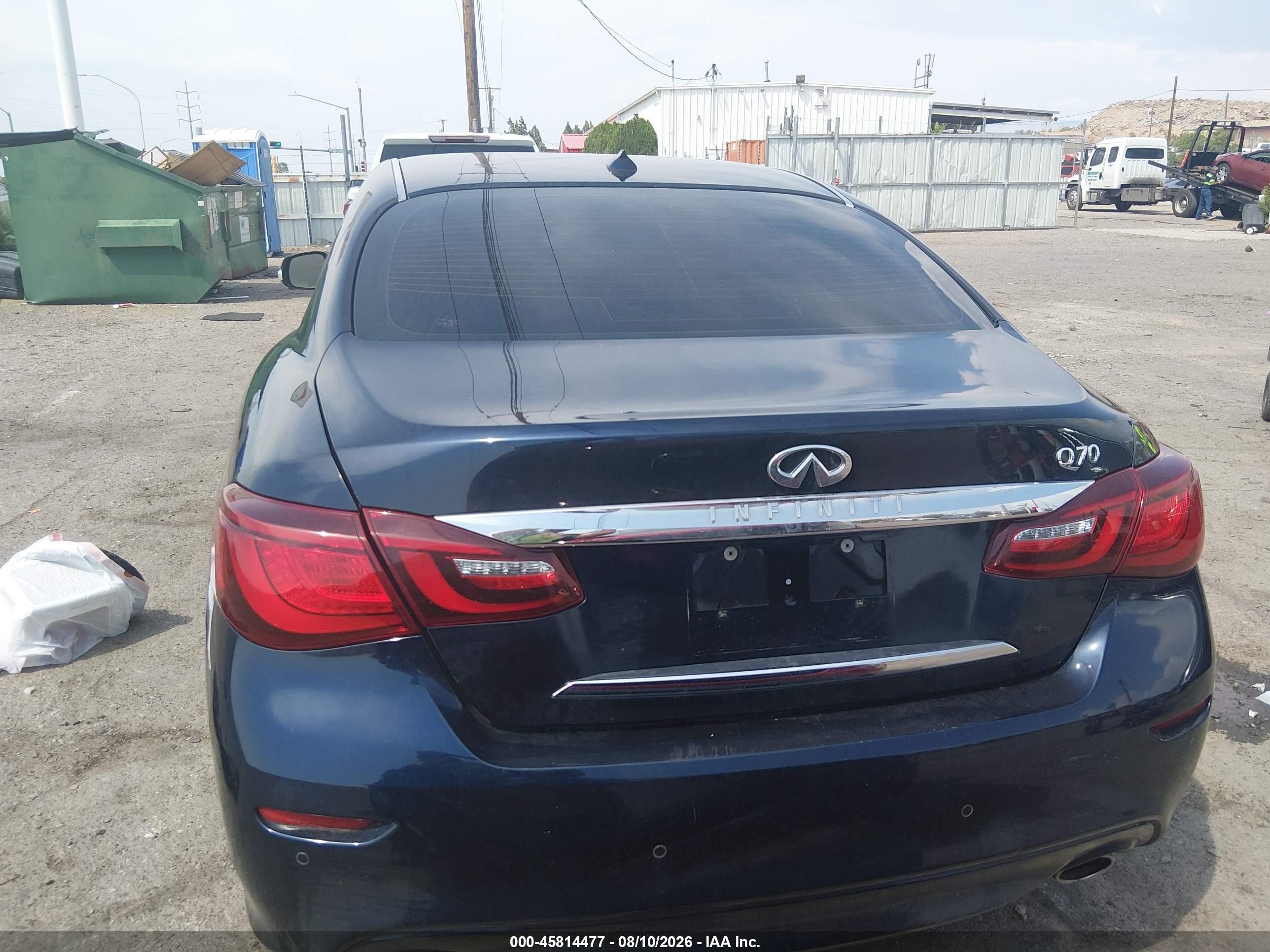 2015 Infiniti Q70 3.7 Dark Blue vin: JN1BY1AP7FM540520